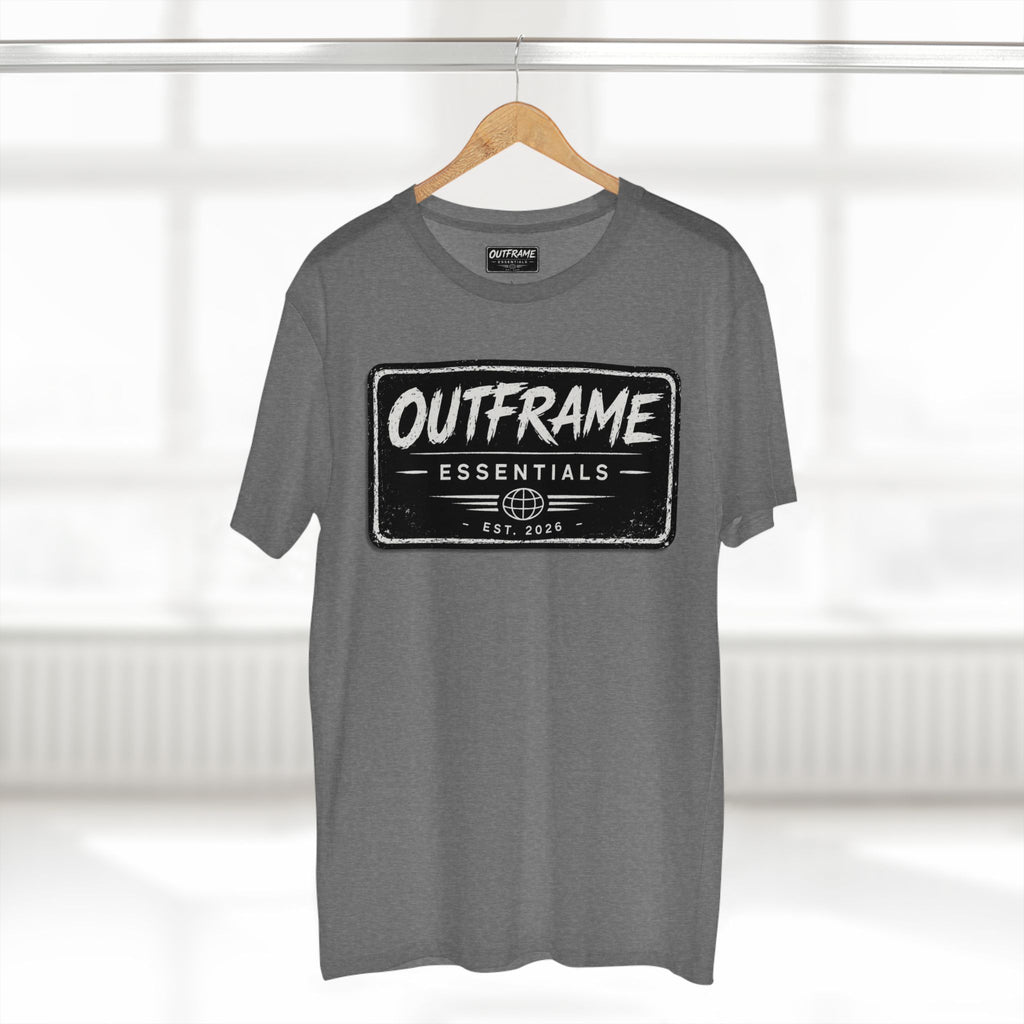 OUTFRAME® Essentials Logo T-Shirt | Premium Minimalist Streetwear | Signature Collection