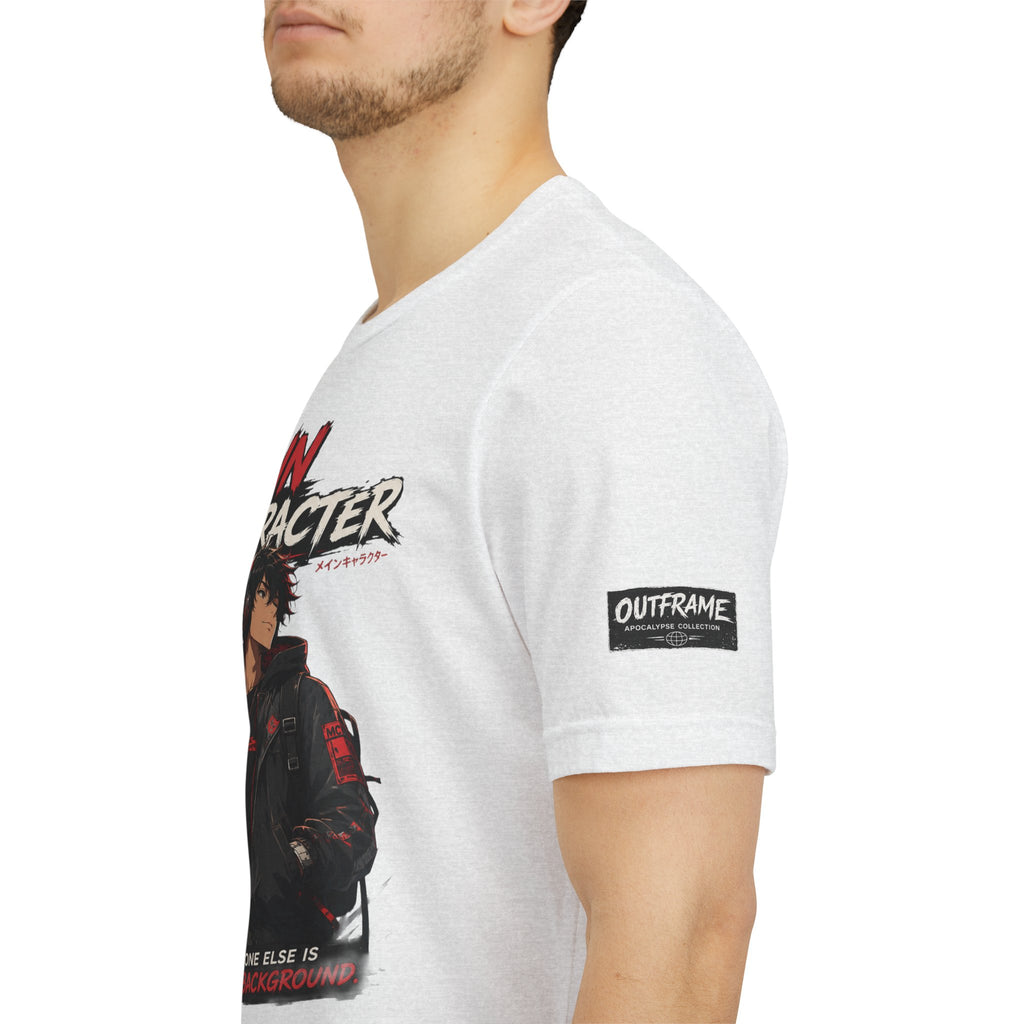 Main Character Graphic Tee — "Your Story Starts Here" Anime Streetwear