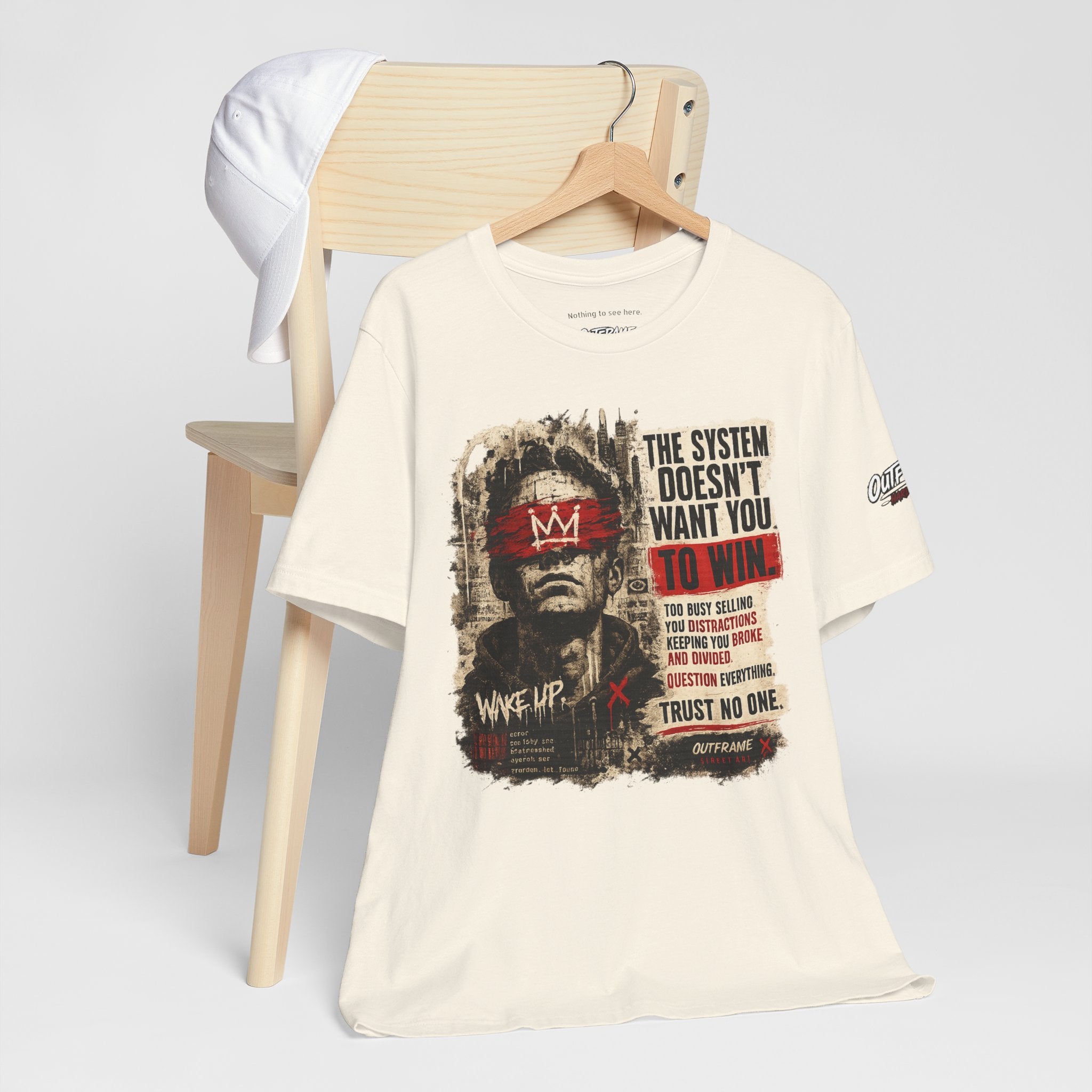 The System Doesn't Want You To Win – Hard Truths Premium Graphic T-Shirt