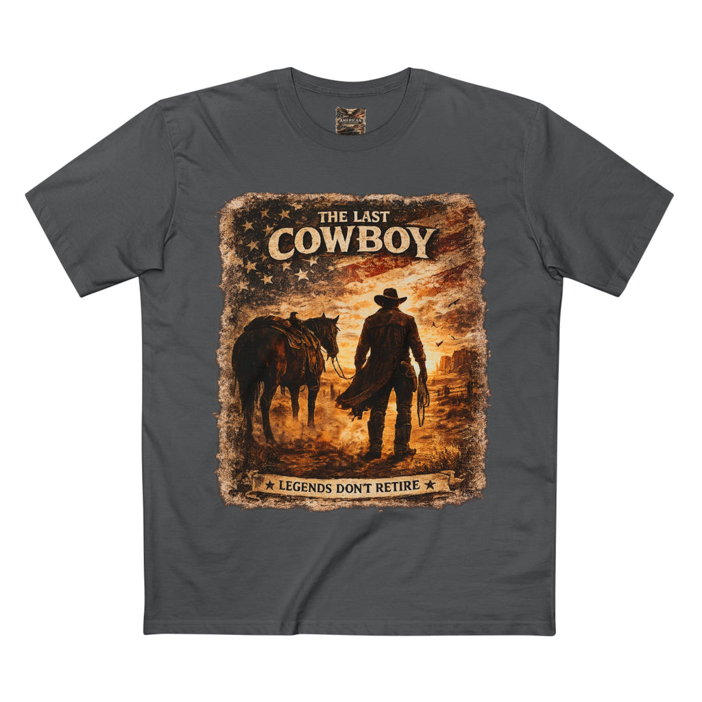 The Last Cowboy – Vintage Western Graphic T-Shirt | American Collection