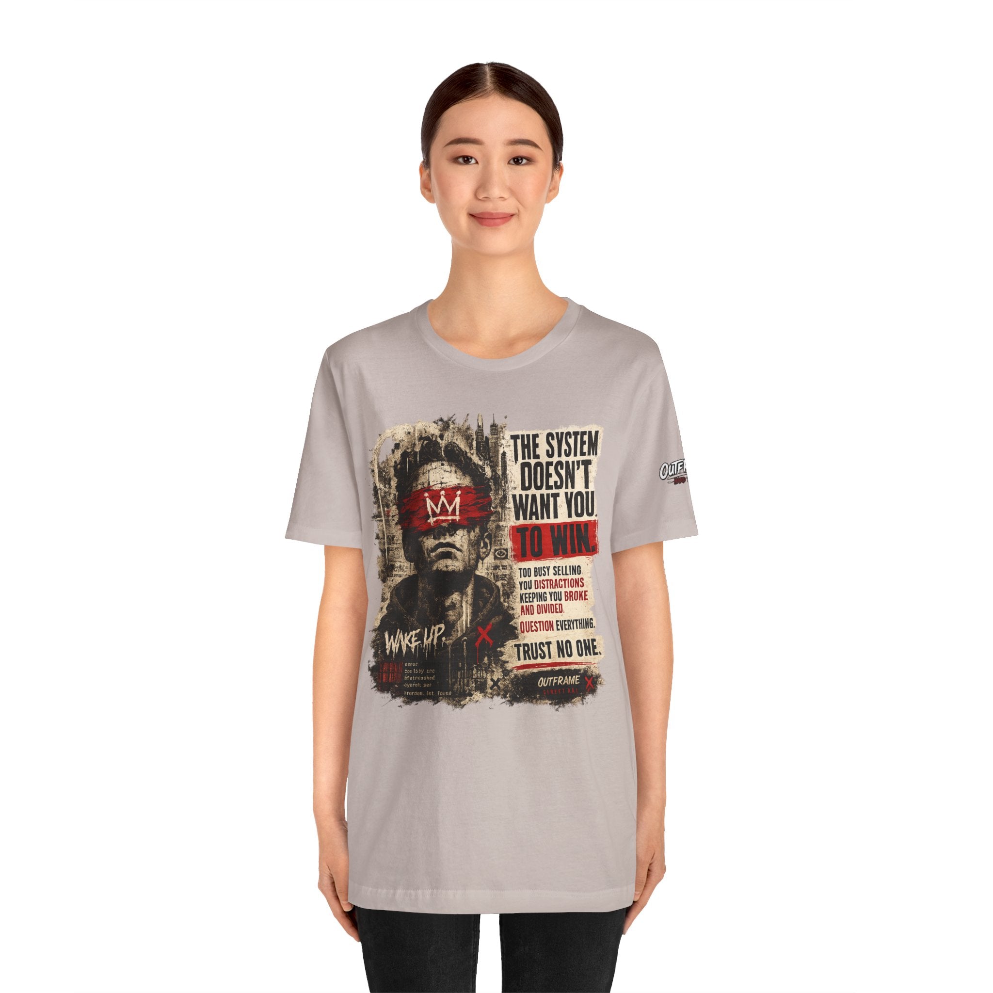 The System Doesn't Want You To Win – Hard Truths Premium Graphic T-Shirt