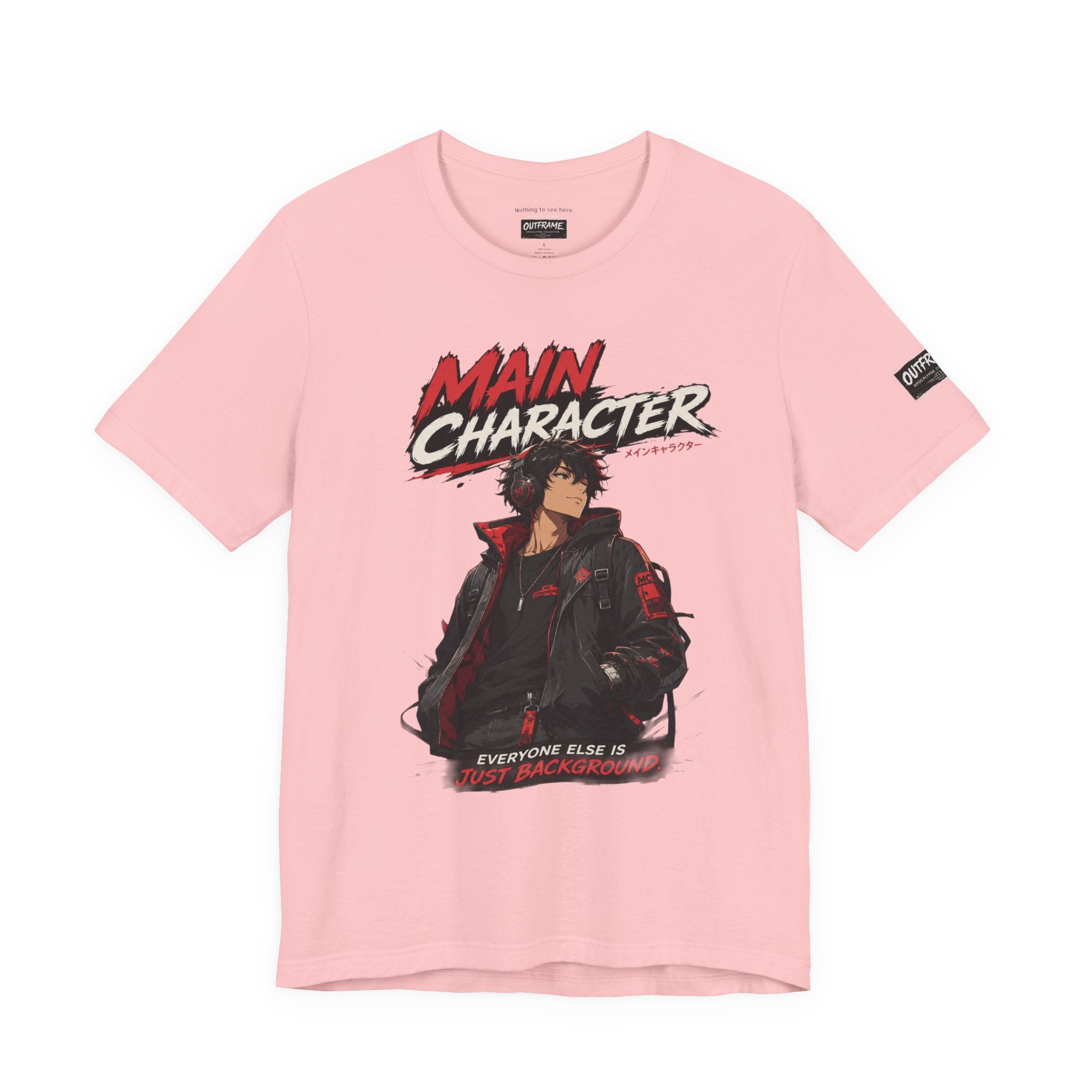 Main Character Graphic Tee — "Your Story Starts Here" Anime Streetwear