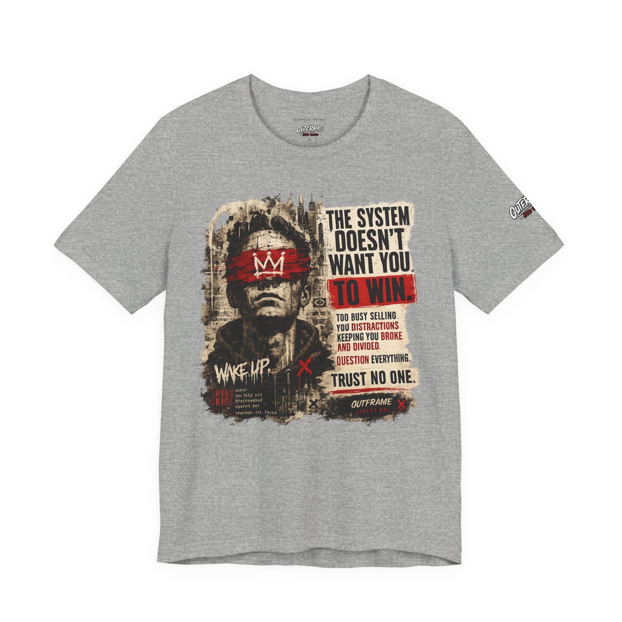 The System Doesn't Want You To Win – Hard Truths Premium Graphic T-Shirt