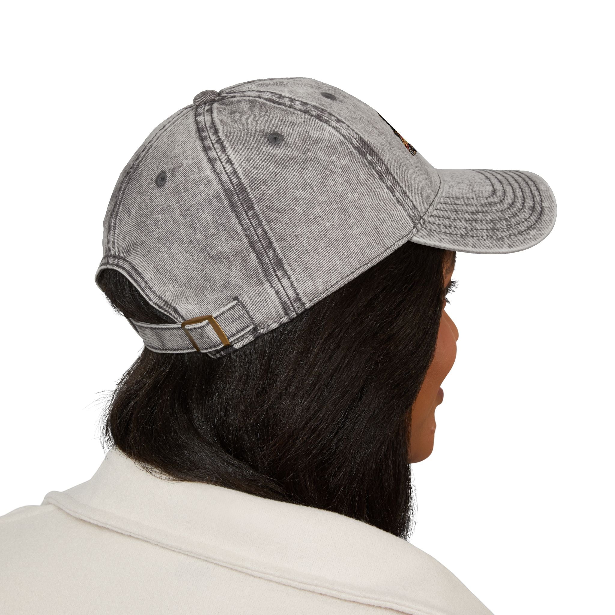 Freedom Vintage Embroidered Cap – Distressed Red Dad Hat