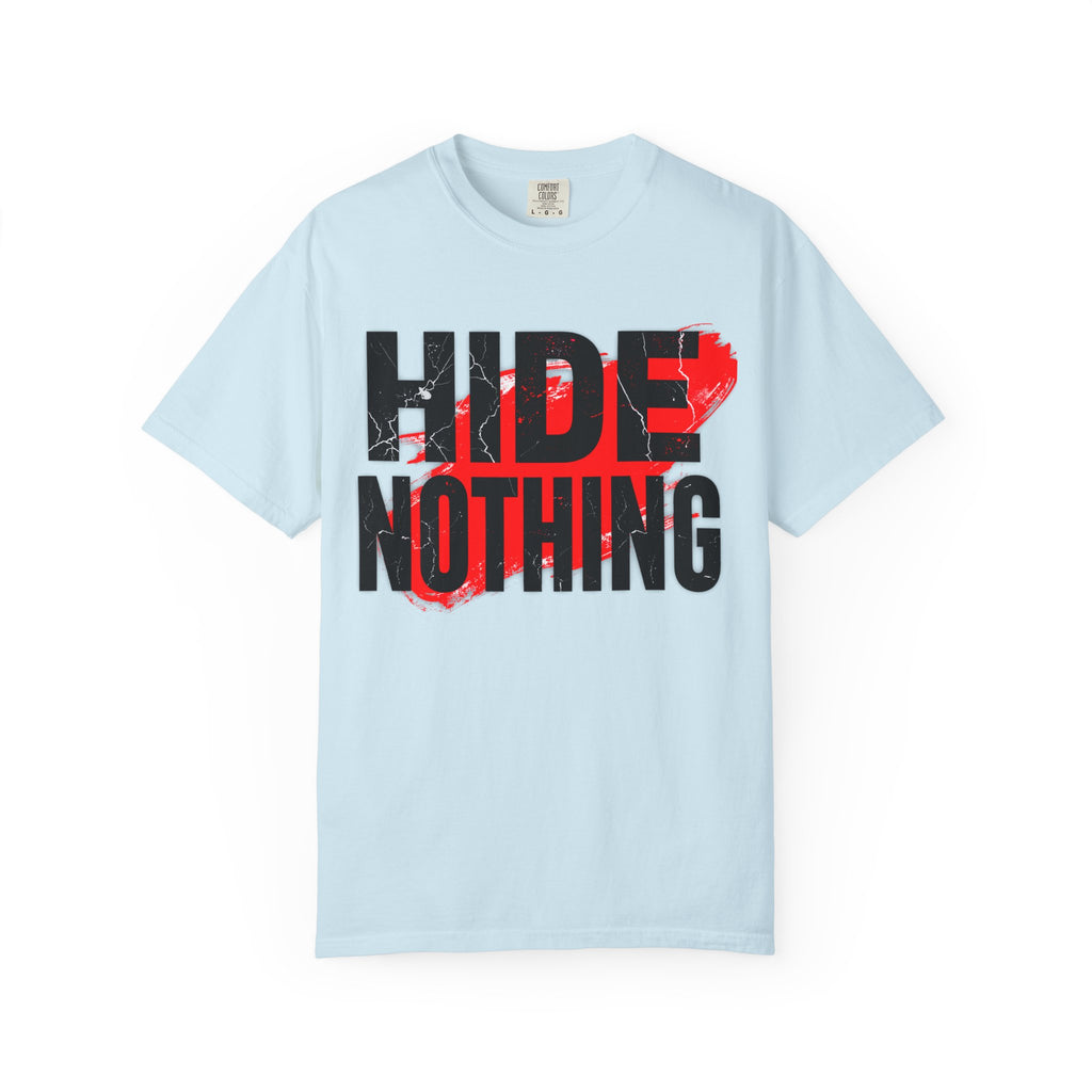 HIDE NOTHING – Dark RAW Hoodie | Outframe