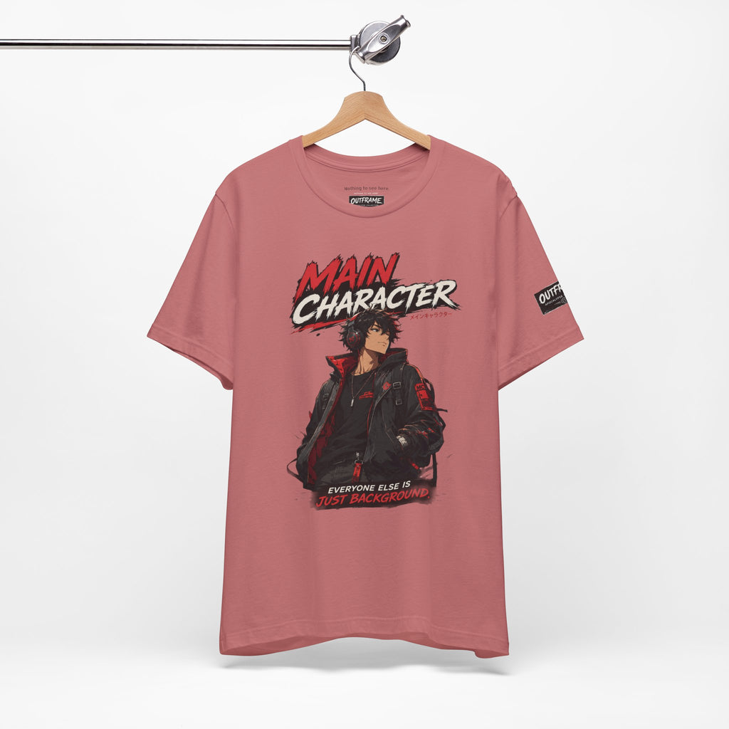 Main Character Graphic Tee — "Your Story Starts Here" Anime Streetwear