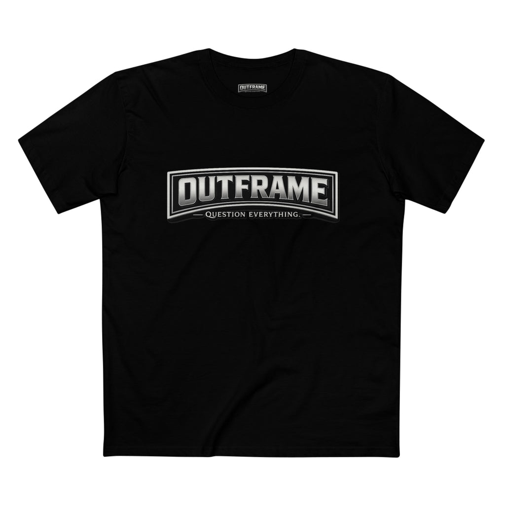 OUTFRAME® Question Everything. | Premium Minimalist Statement T-Shirt | Essentials Collection
