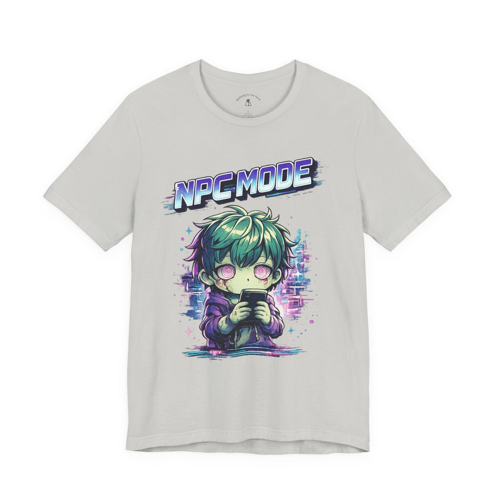 NPC MODE – Main Character Not Detected | Retro Anime Apocalypse T-Shirt