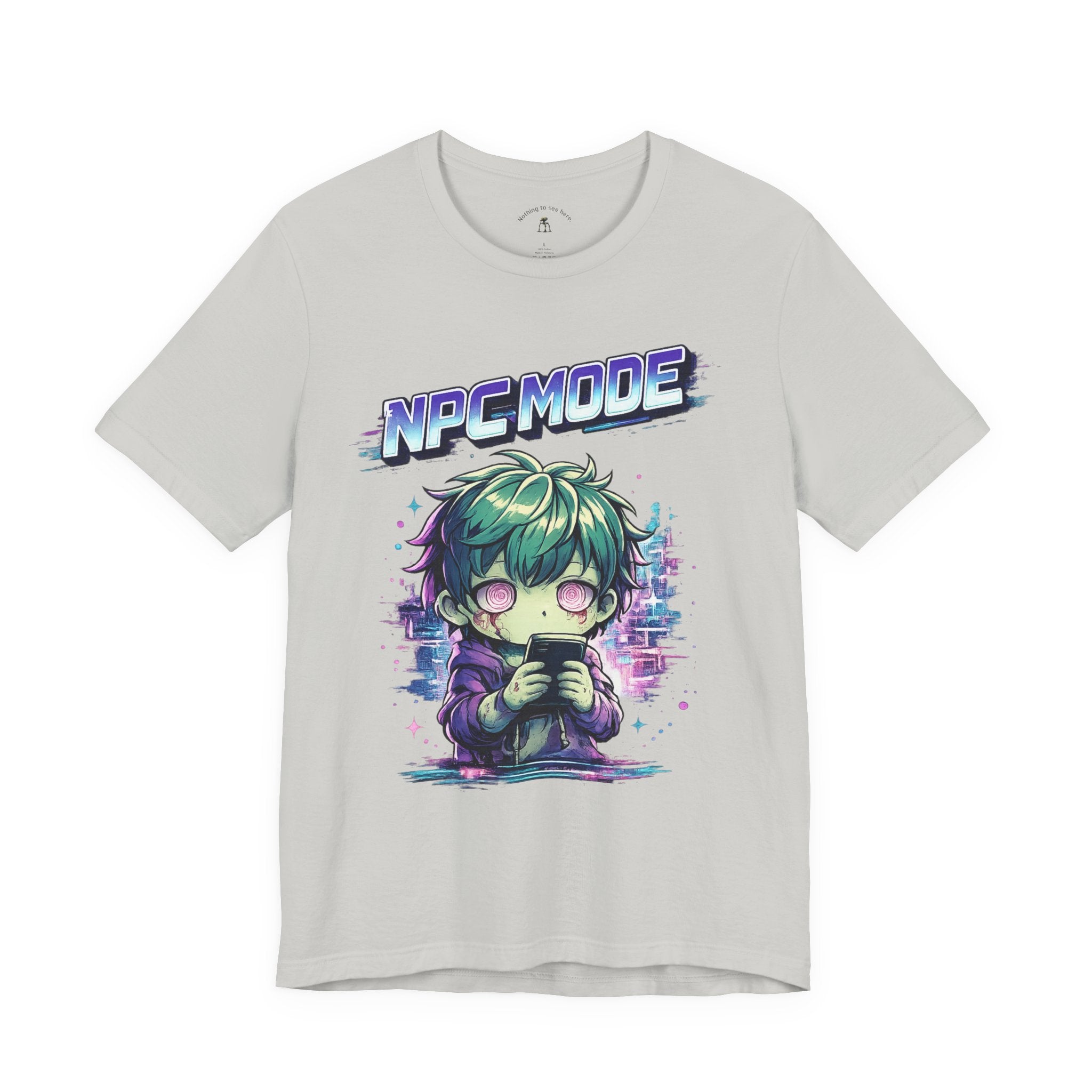 NPC MODE – Main Character Not Detected | Retro Anime Apocalypse T-Shirt