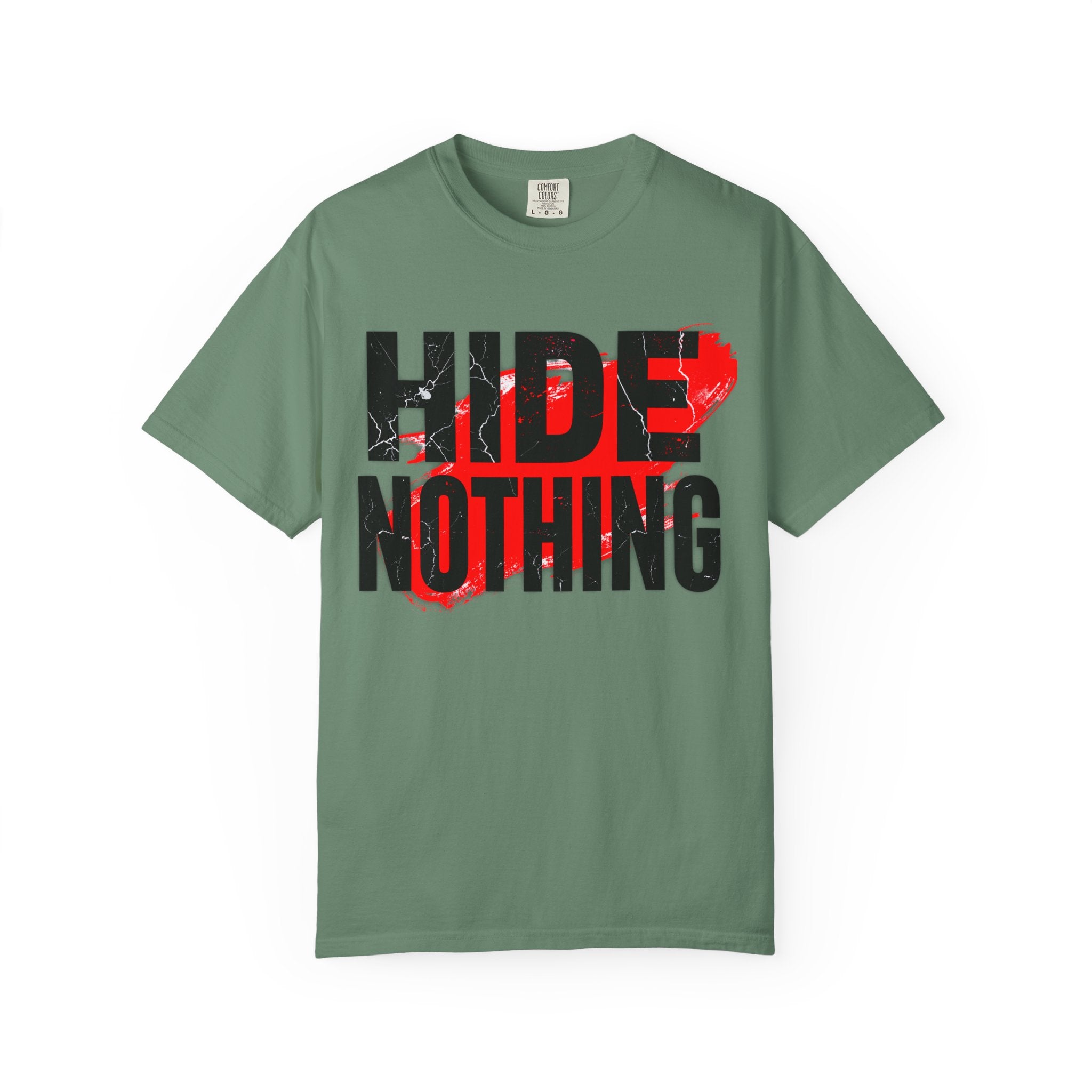 HIDE NOTHING – Dark RAW Hoodie | Outframe