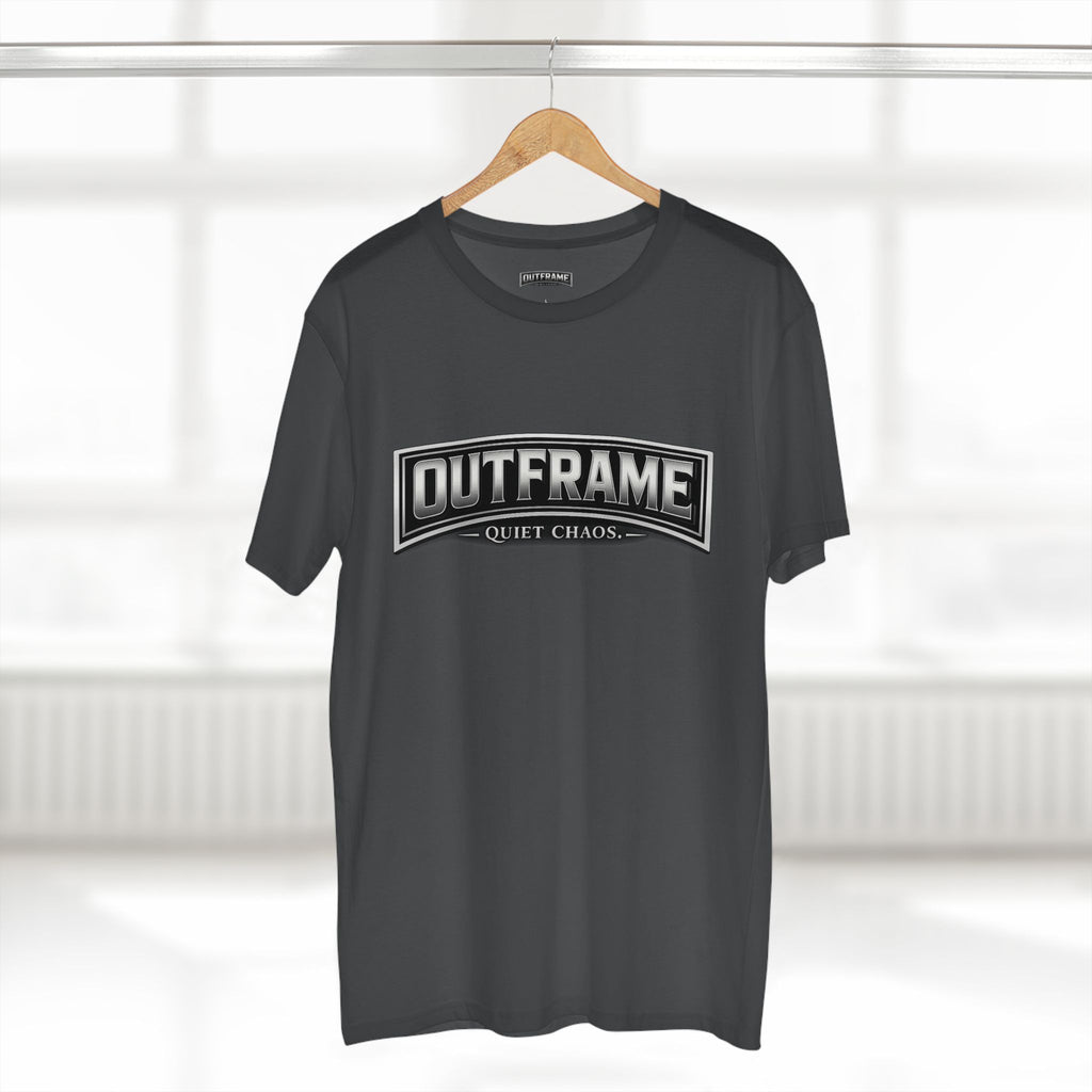 OUTFRAME® Quiet Chaos. | Premium Minimalist Statement T-Shirt | Essentials Collection