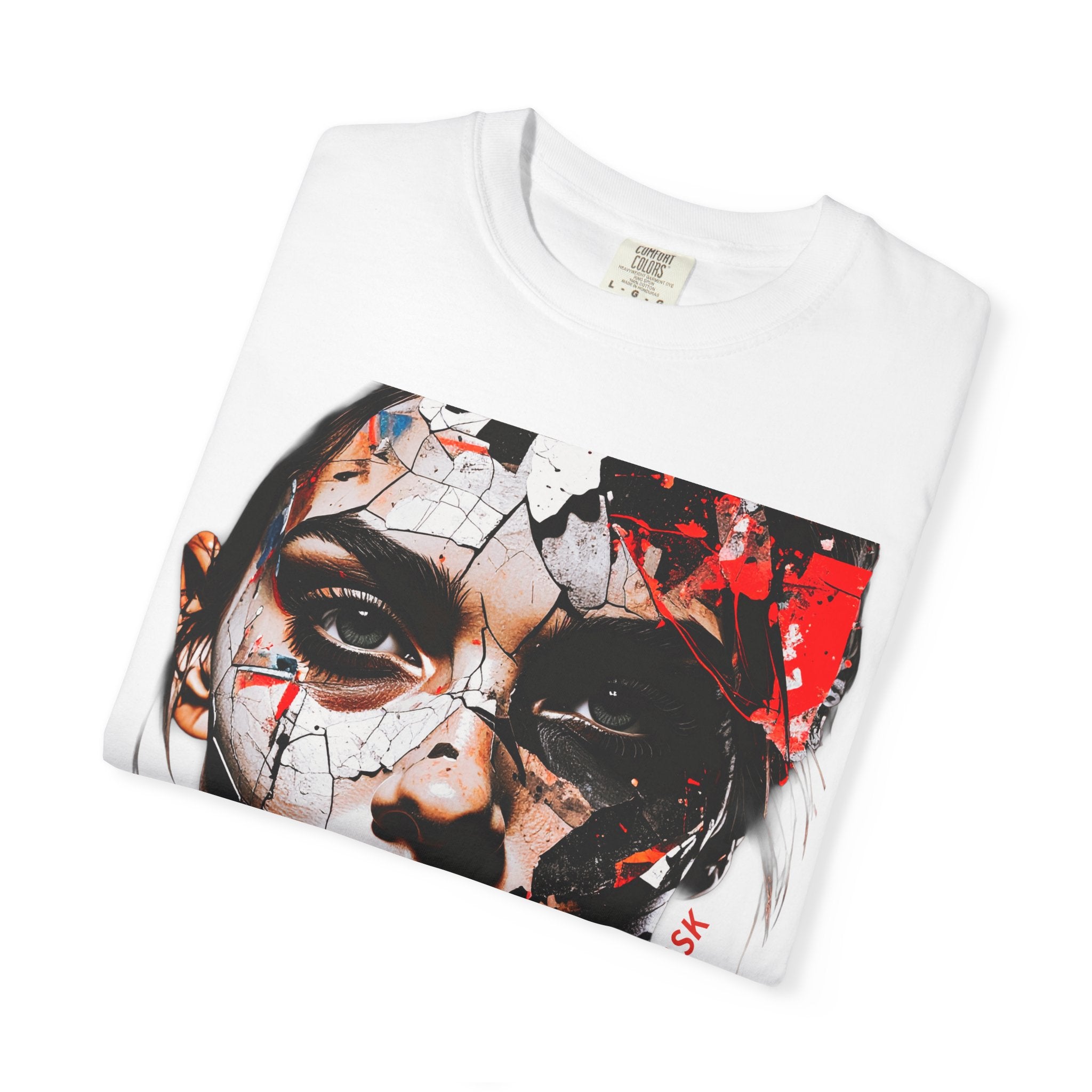CRACK THE MASK – Dark Statement Graphic Tee