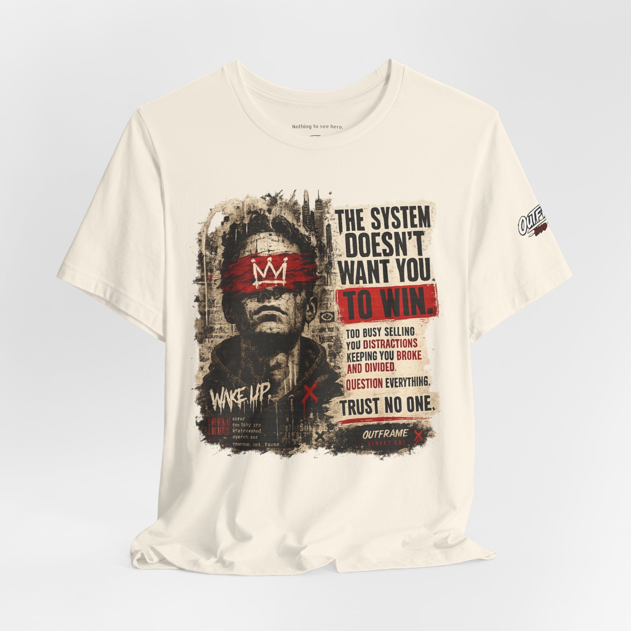 The System Doesn't Want You To Win – Hard Truths Premium Graphic T-Shirt