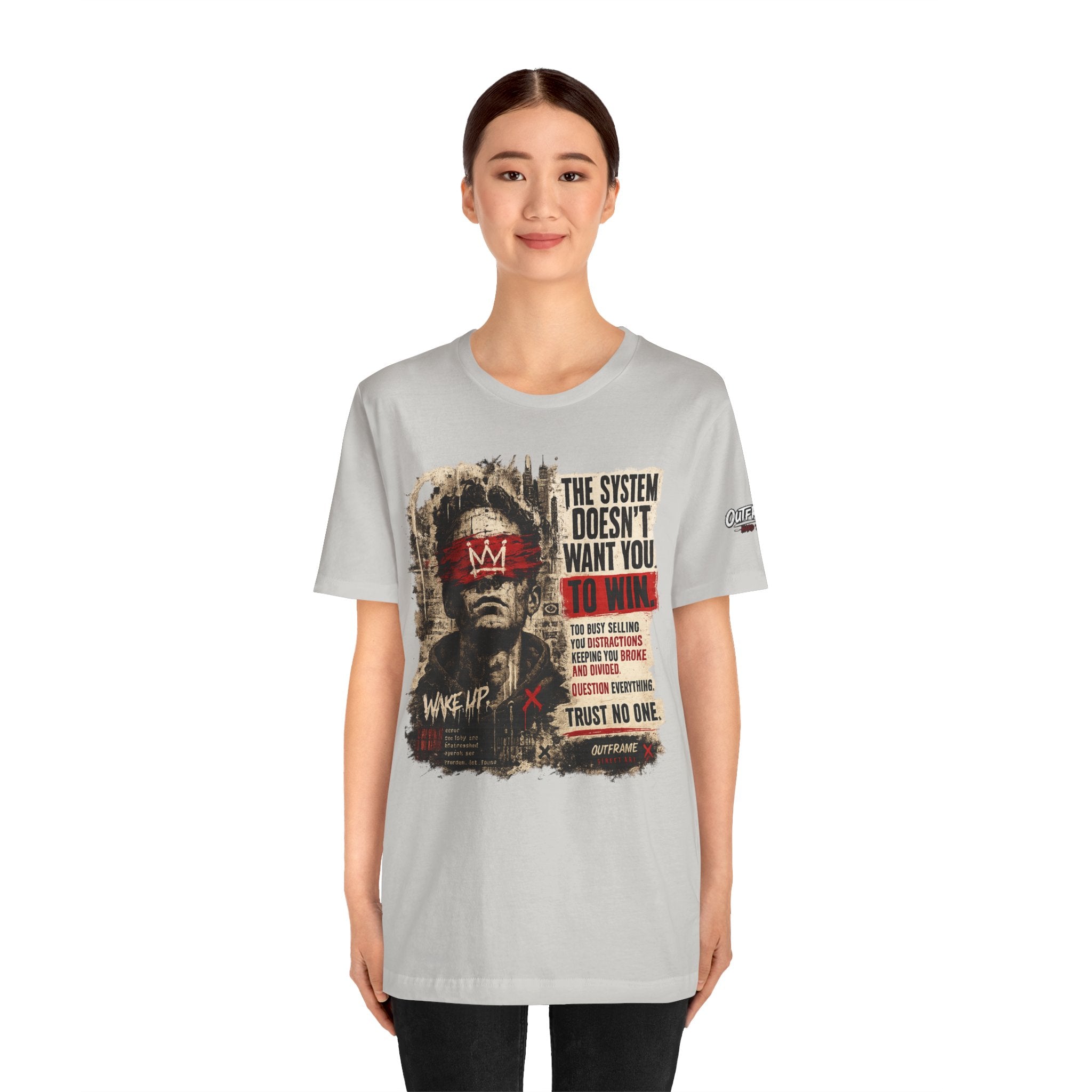 The System Doesn't Want You To Win – Hard Truths Premium Graphic T-Shirt
