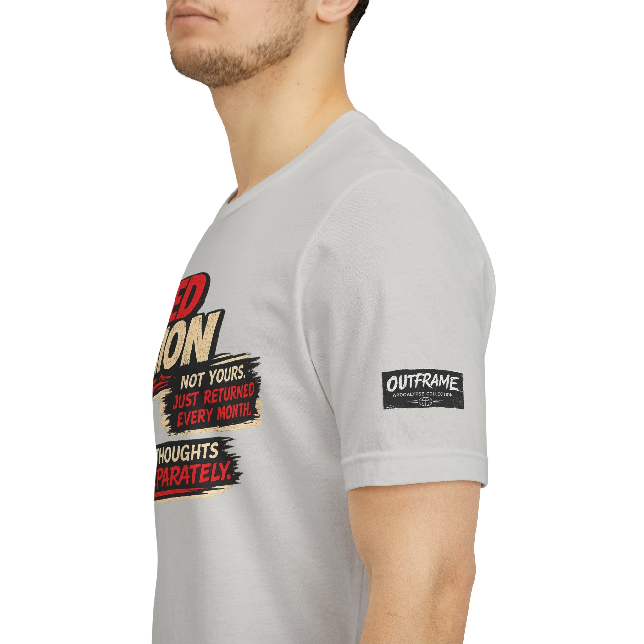 OUTFRAME™ RENTED OPINION | Retro Apocalypse Graphic T-Shirt | Vintage Social