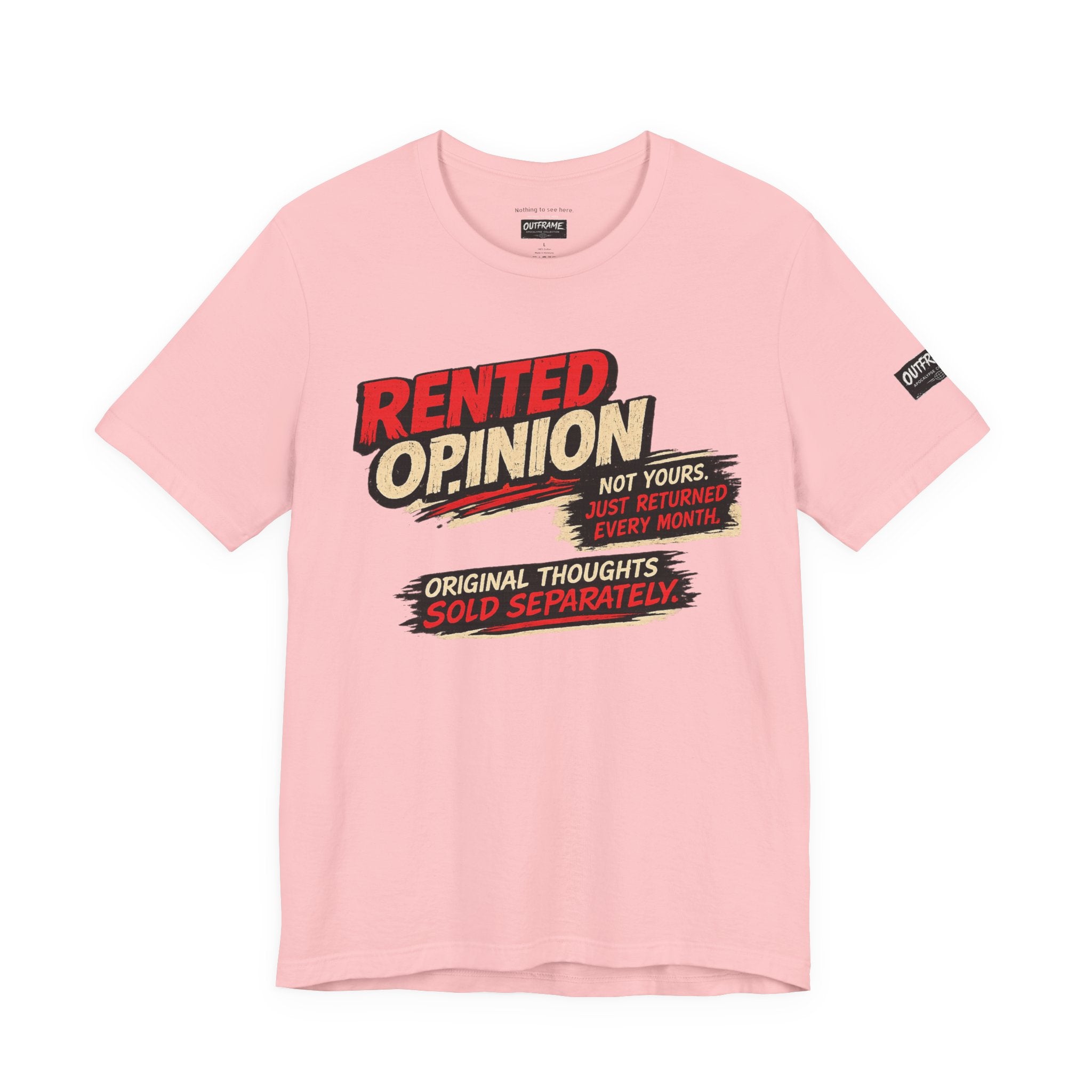 OUTFRAME™ RENTED OPINION | Retro Apocalypse Graphic T-Shirt | Vintage Social