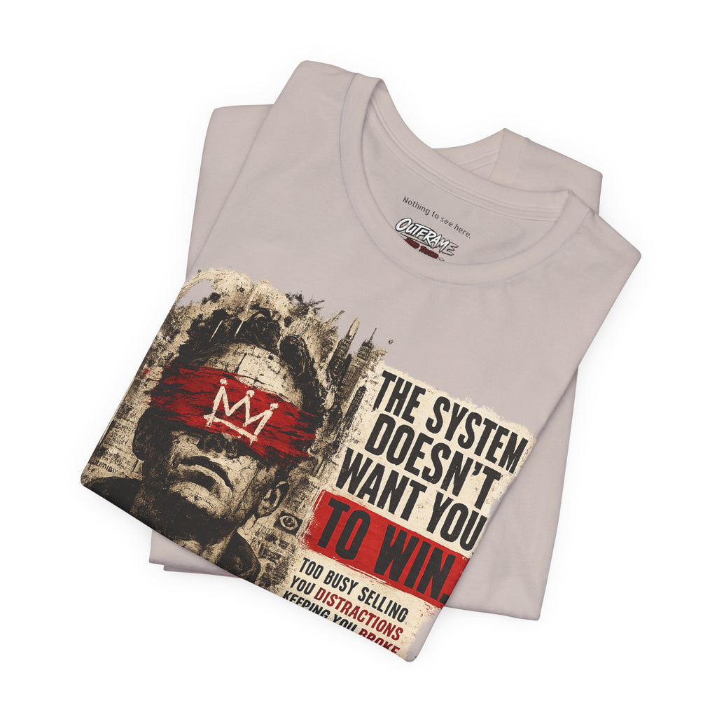 The System Doesn't Want You To Win – Hard Truths Premium Graphic T-Shirt