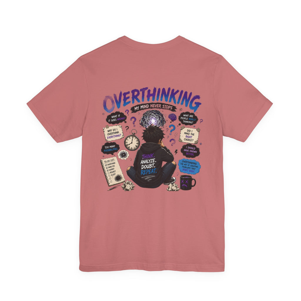 Overthinking – Still Deciding... | Retro Anime Apocalypse T-Shirt