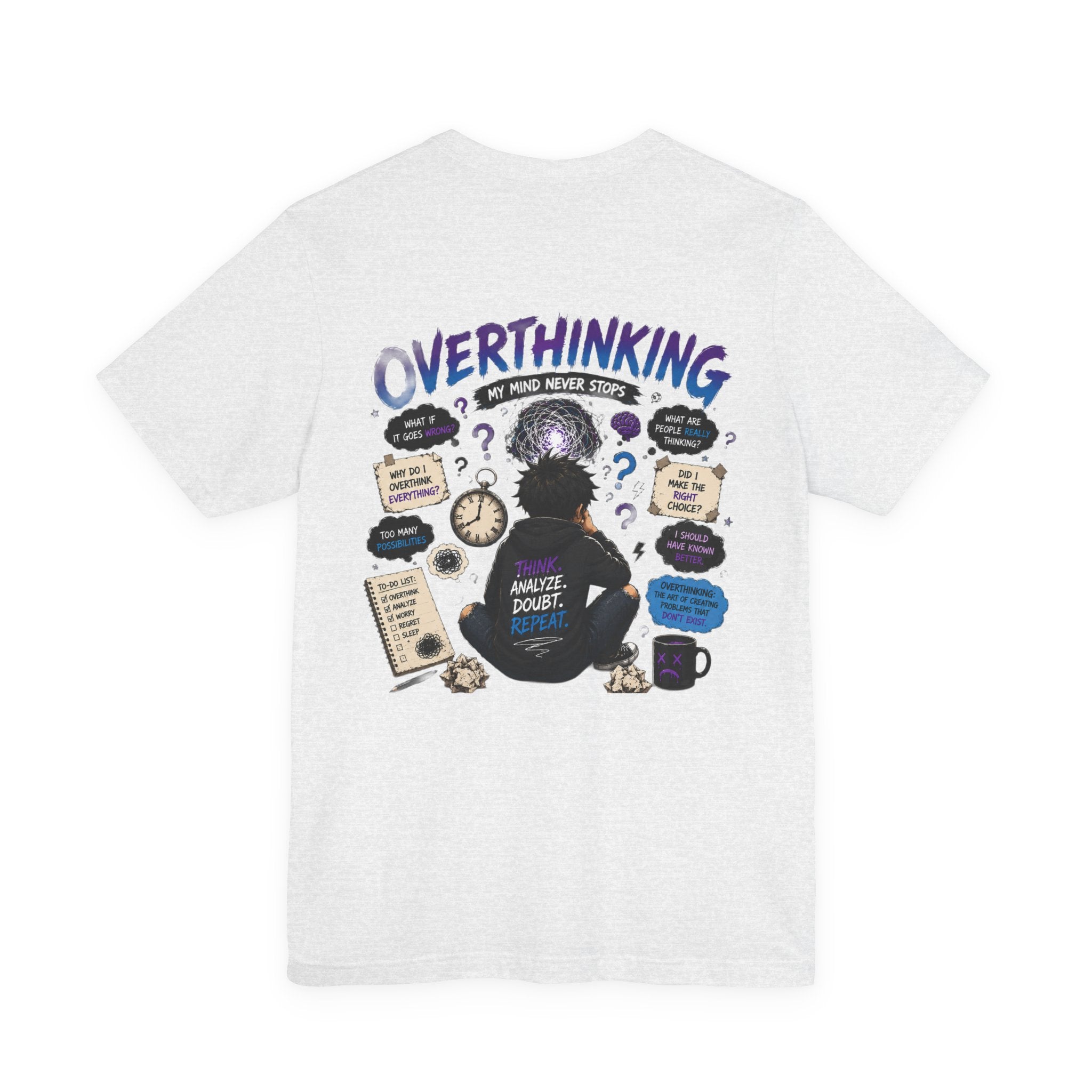 Overthinking – Still Deciding... | Retro Anime Apocalypse T-Shirt
