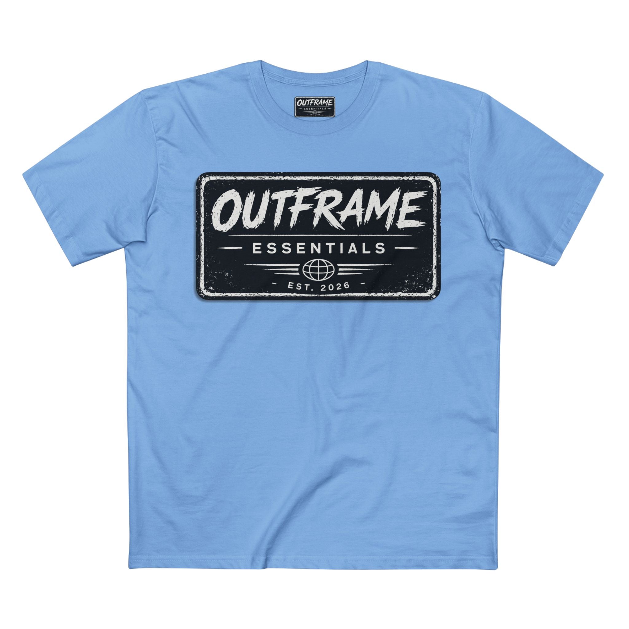 OUTFRAME® Essentials Logo T-Shirt | Premium Minimalist Streetwear | Signature Collection