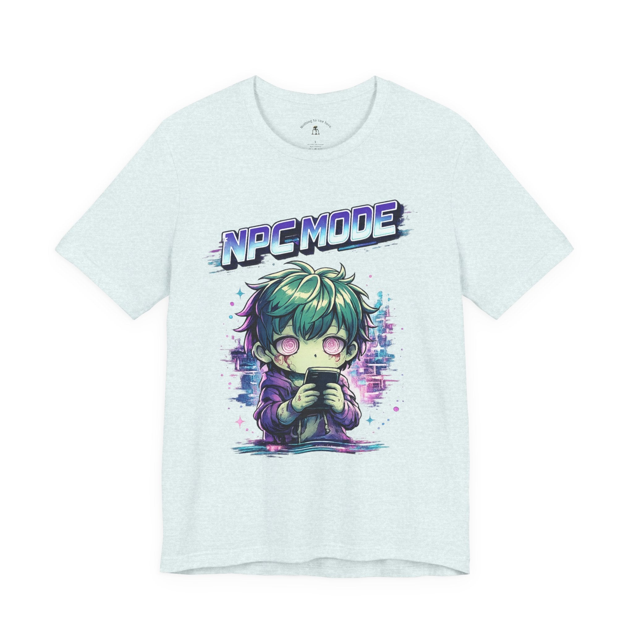 NPC MODE – Main Character Not Detected | Retro Anime Apocalypse T-Shirt