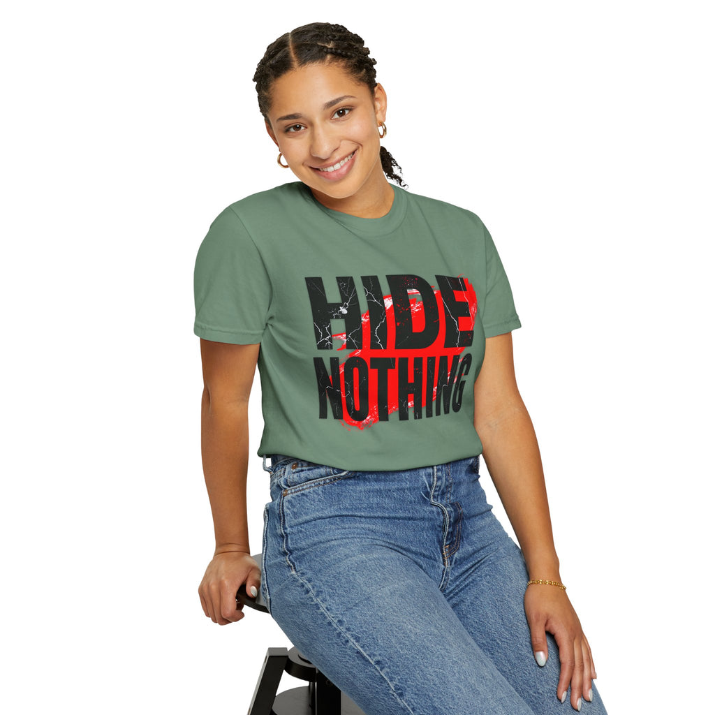 HIDE NOTHING – Dark RAW Hoodie | Outframe