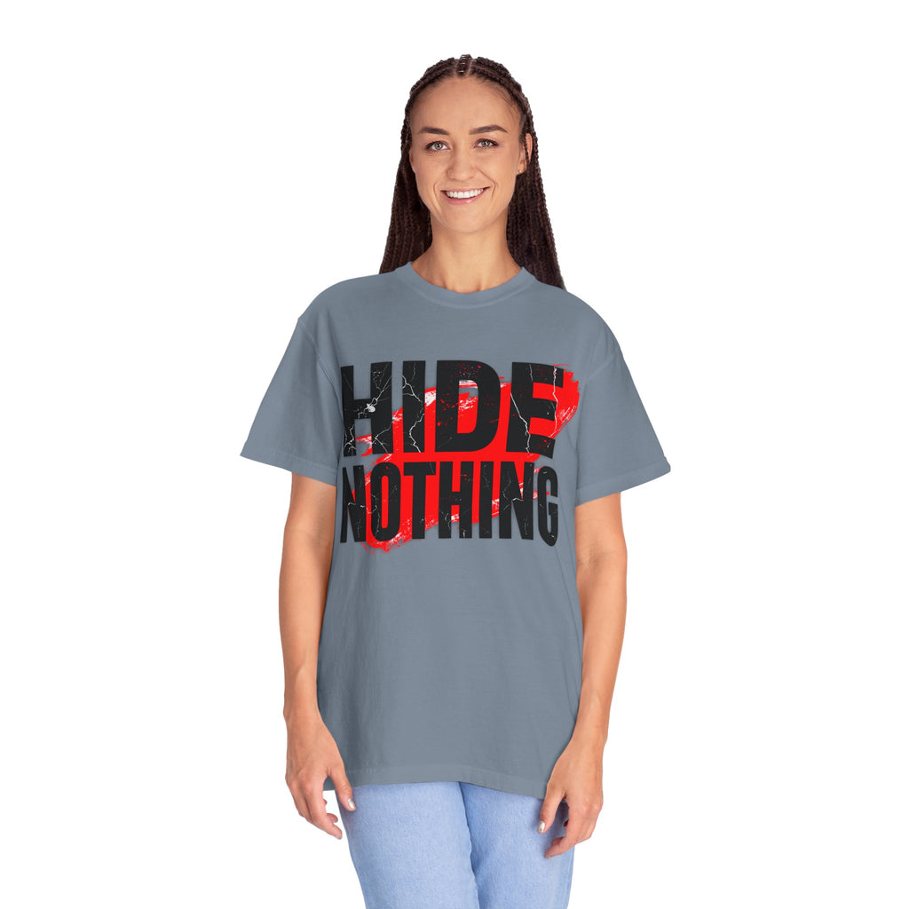 HIDE NOTHING – Dark RAW Hoodie | Outframe