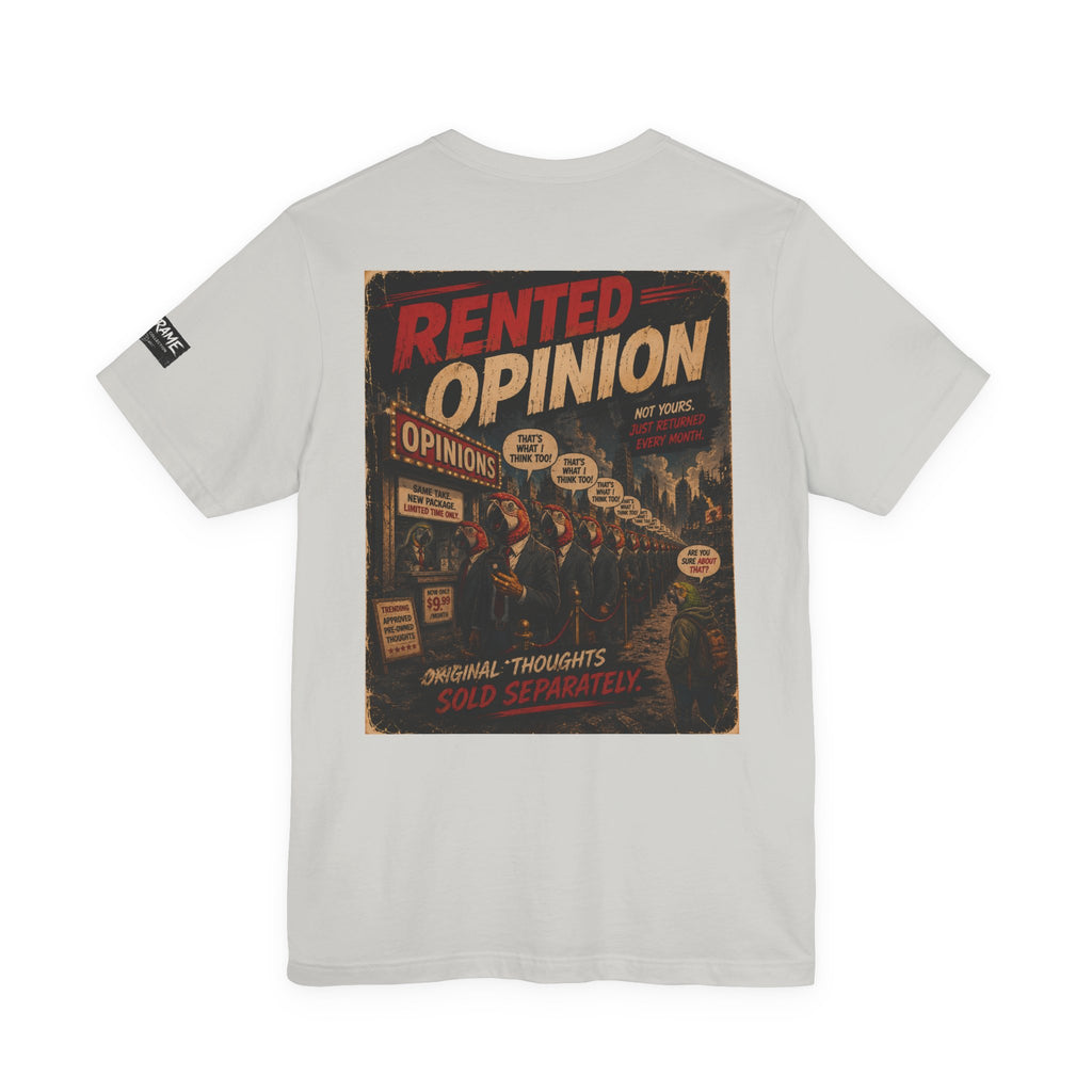 OUTFRAME™ RENTED OPINION | Retro Apocalypse Graphic T-Shirt | Vintage Social