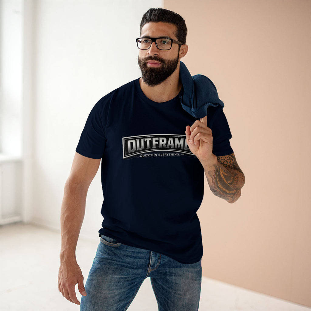 OUTFRAME® Question Everything. | Premium Minimalist Statement T-Shirt | Essentials Collection