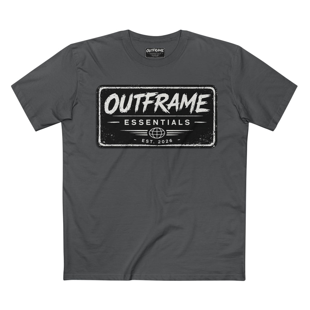OUTFRAME® Essentials Logo T-Shirt | Premium Minimalist Streetwear | Signature Collection