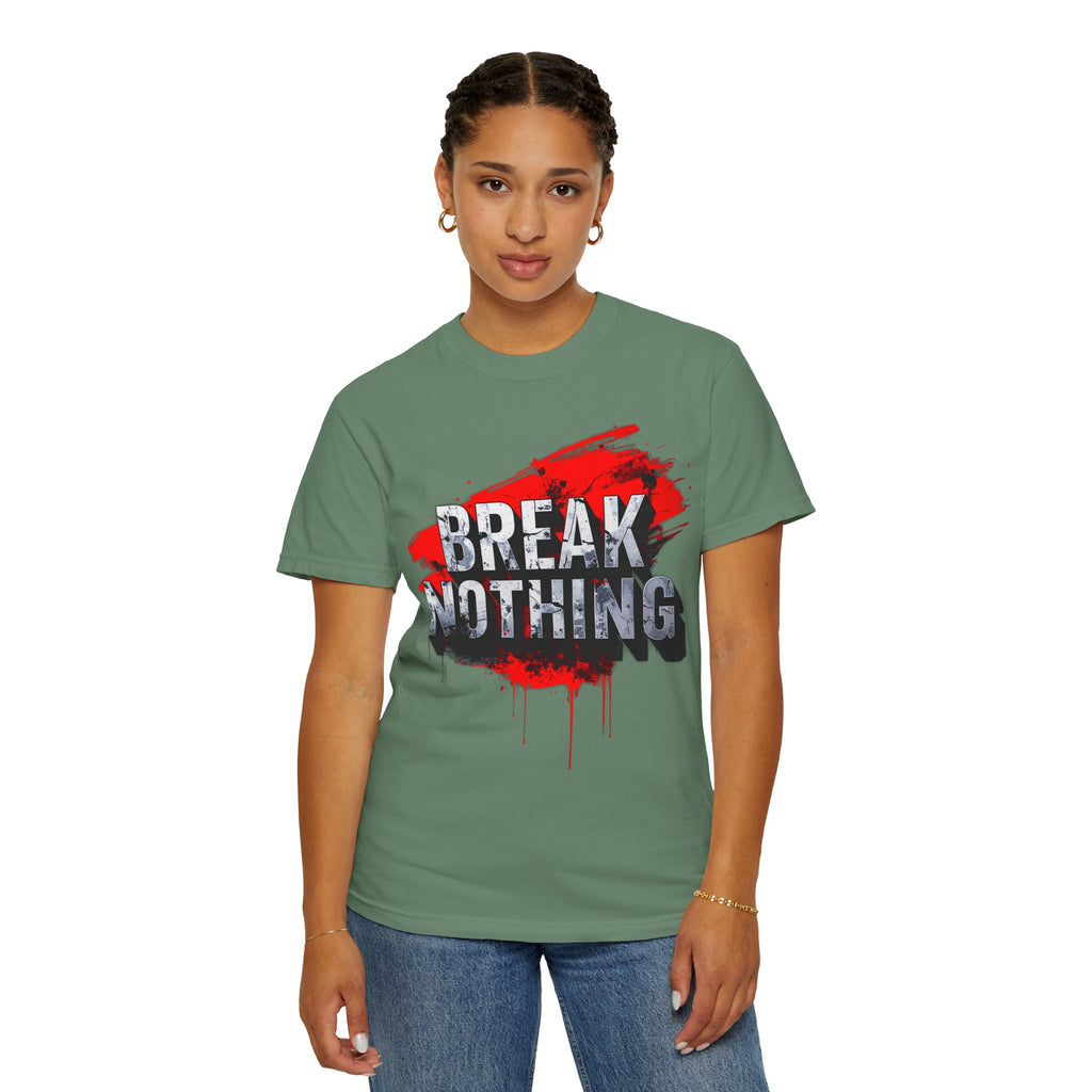 BREAK NOTHING – RAW Statement Hoodie | Outframe