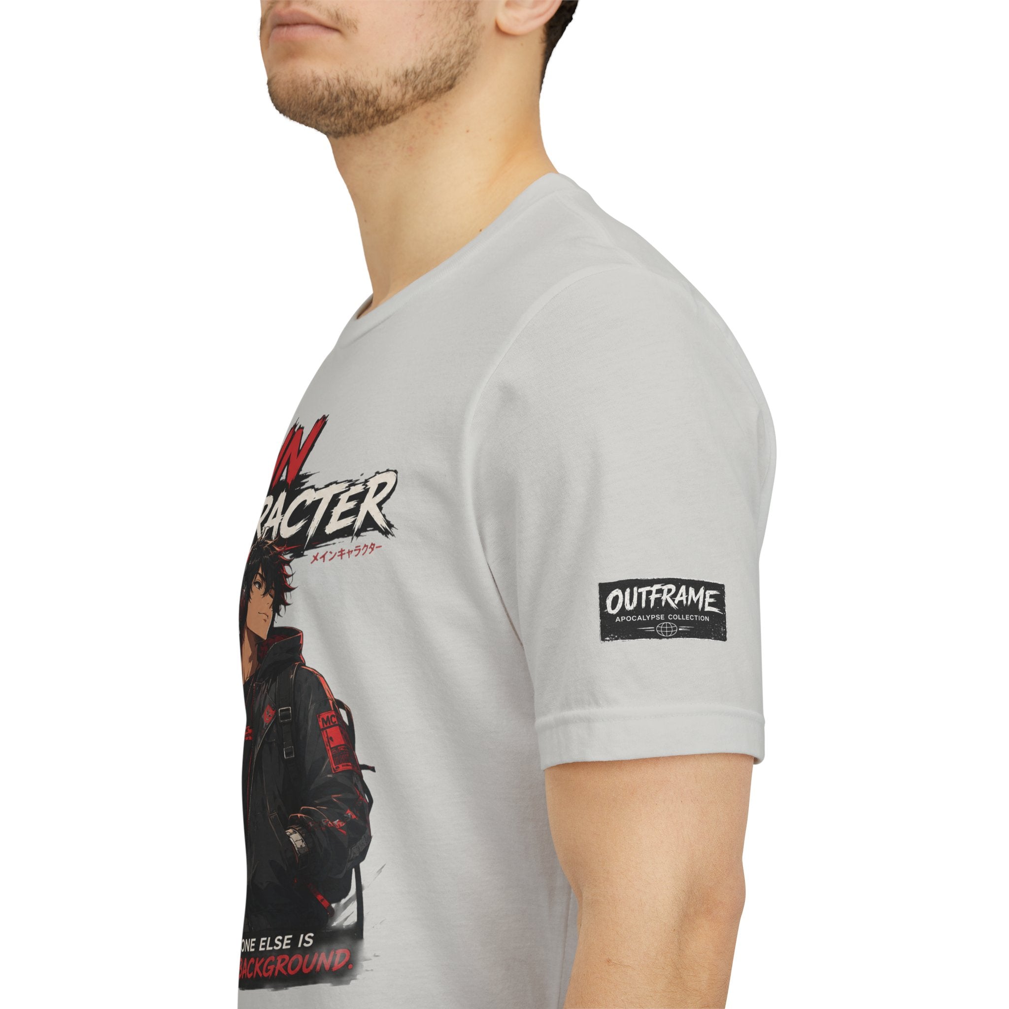 Main Character Graphic Tee — "Your Story Starts Here" Anime Streetwear