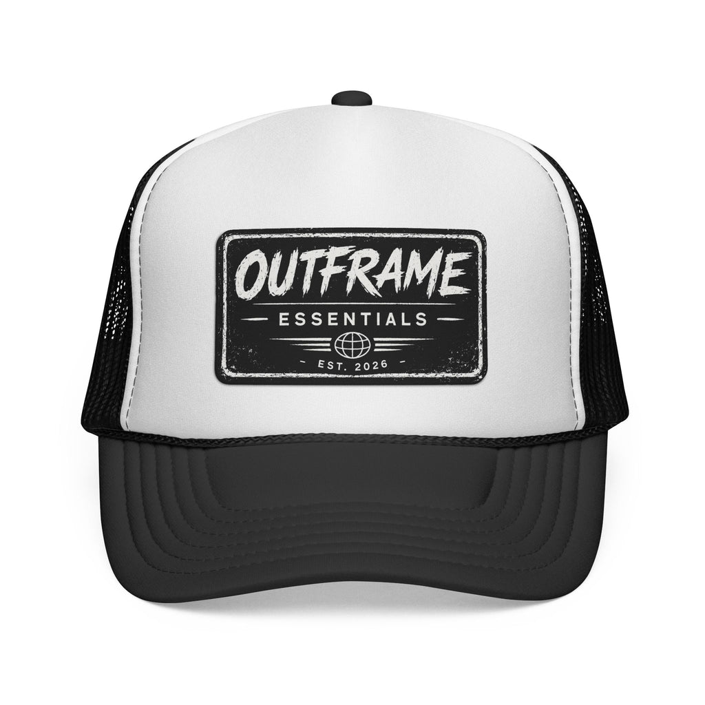 OUTFRAME Essentials – Premium Brush Logo Trucker Cap