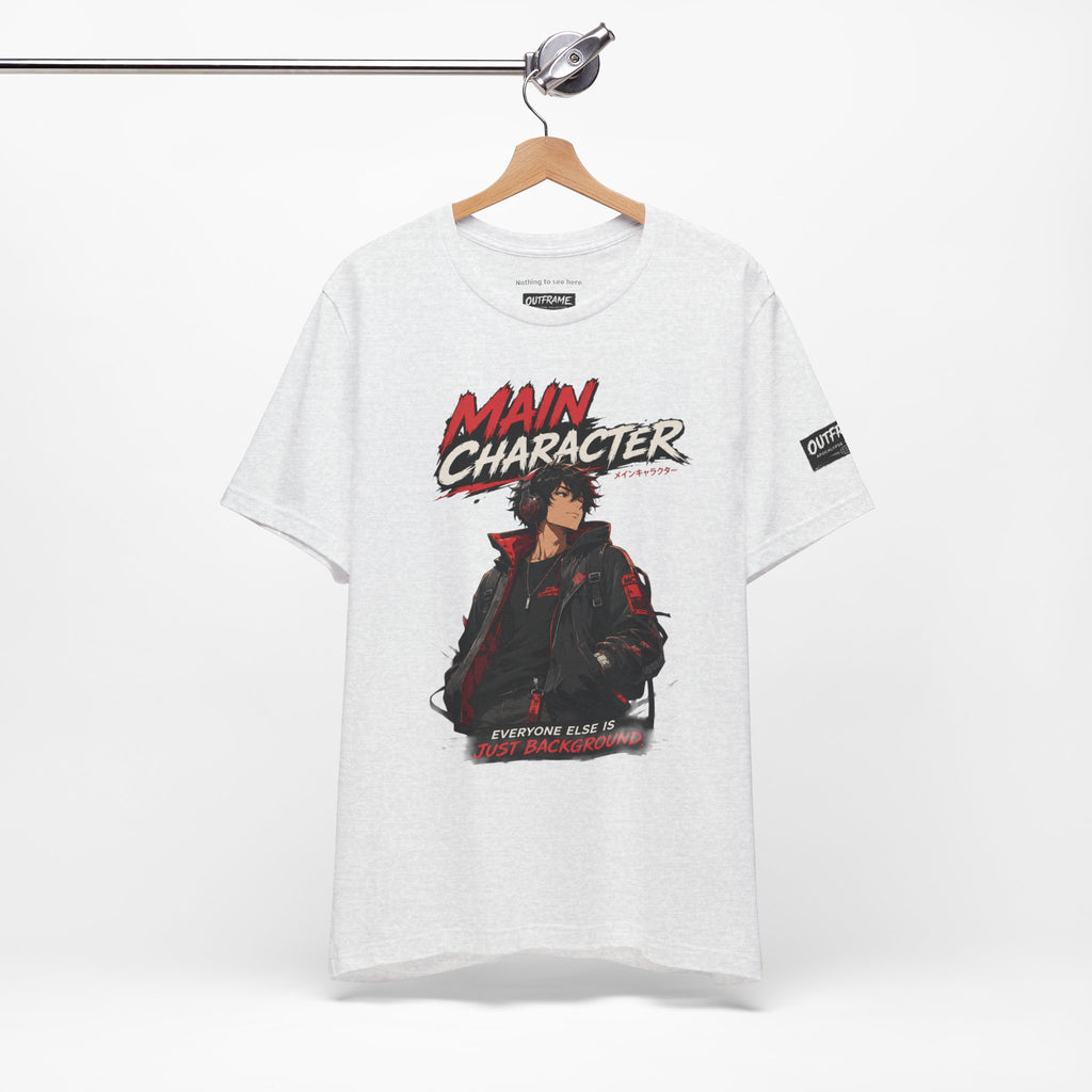 Main Character Graphic Tee — "Your Story Starts Here" Anime Streetwear