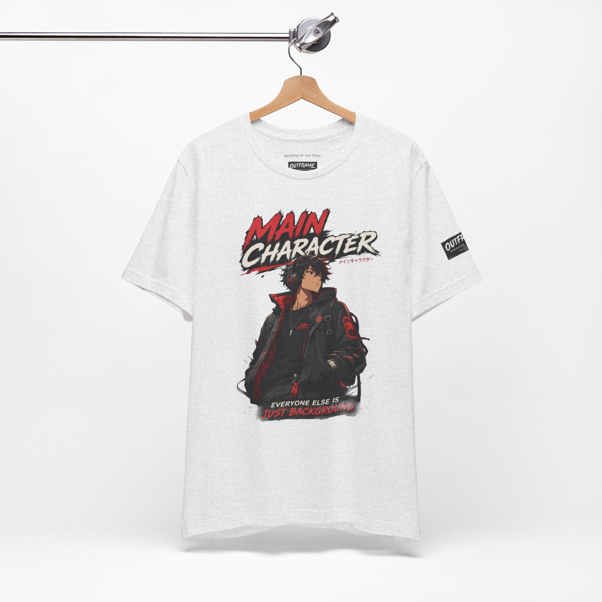 Main Character Graphic Tee — "Your Story Starts Here" Anime Streetwear