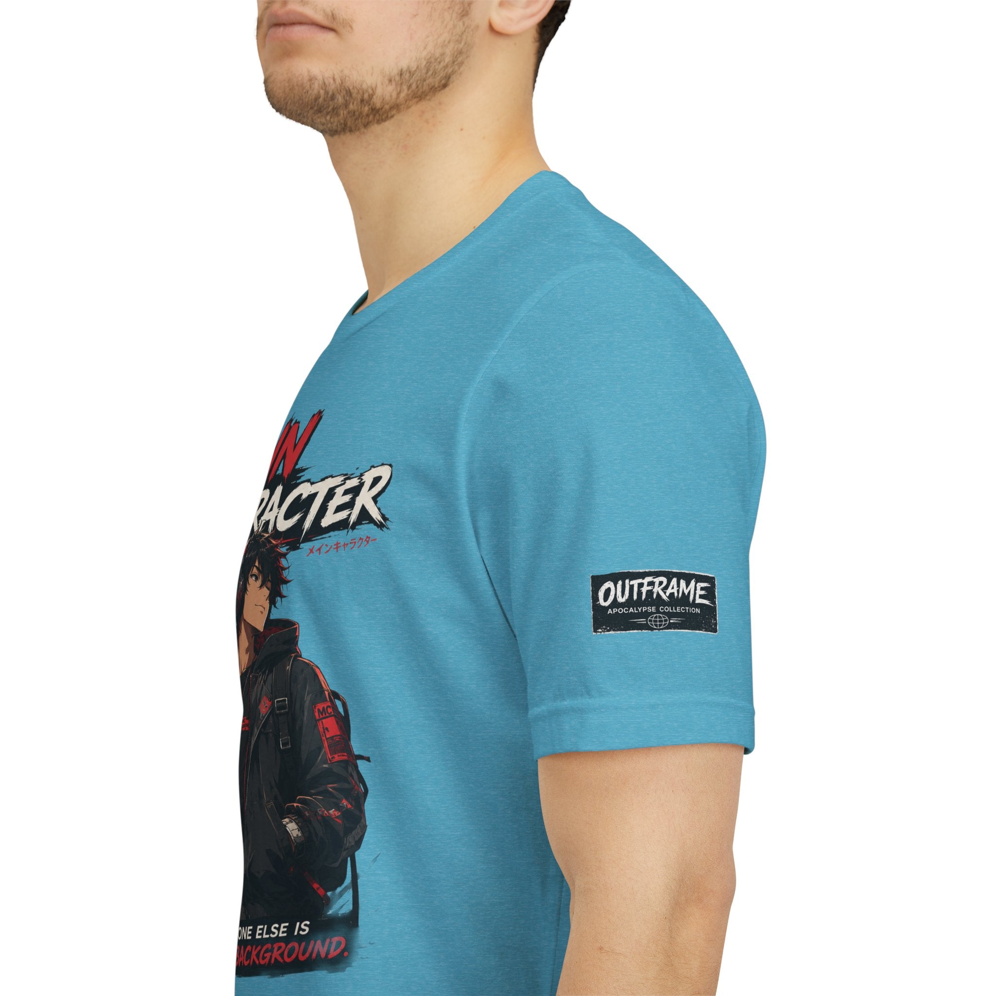 Main Character Graphic Tee — "Your Story Starts Here" Anime Streetwear