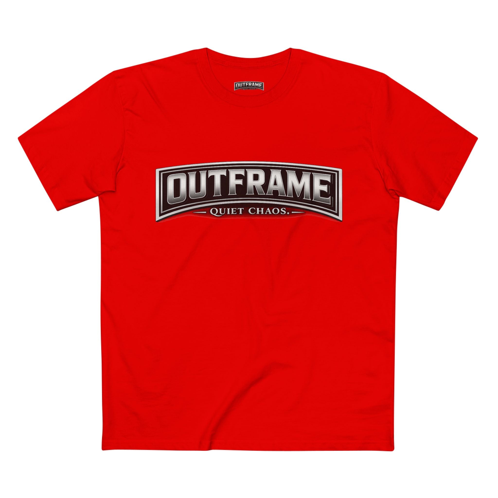OUTFRAME® Quiet Chaos. | Premium Minimalist Statement T-Shirt | Essentials Collection