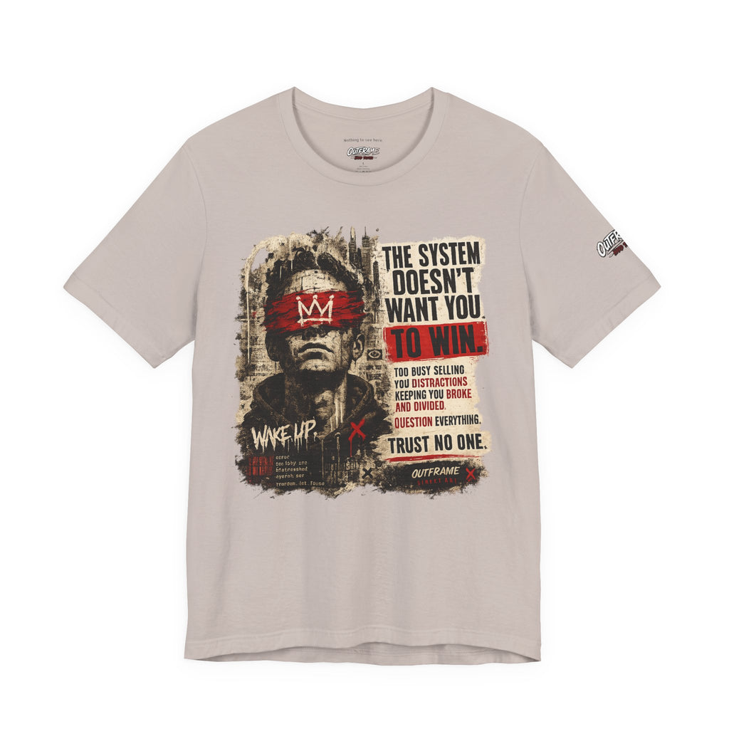 The System Doesn't Want You To Win – Hard Truths Premium Graphic T-Shirt