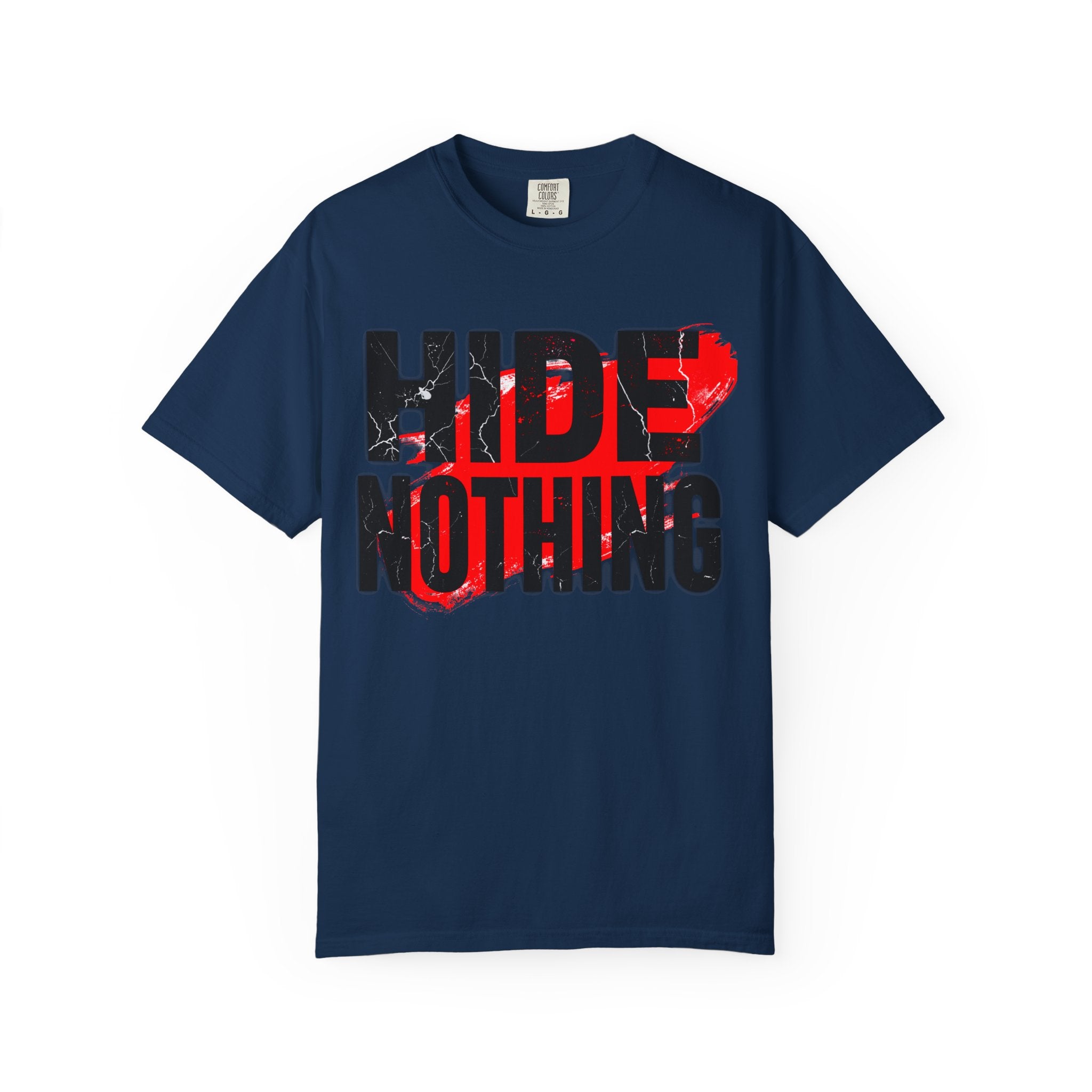 HIDE NOTHING – Dark RAW Hoodie | Outframe