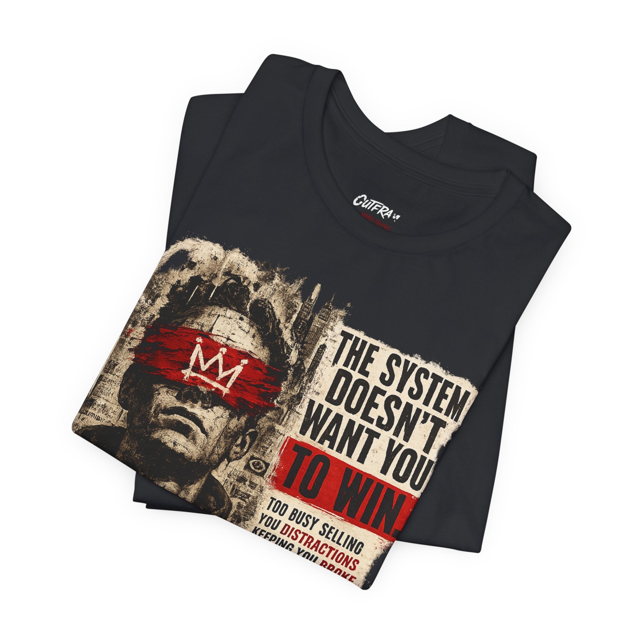 The System Doesn't Want You To Win – Hard Truths Premium Graphic T-Shirt
