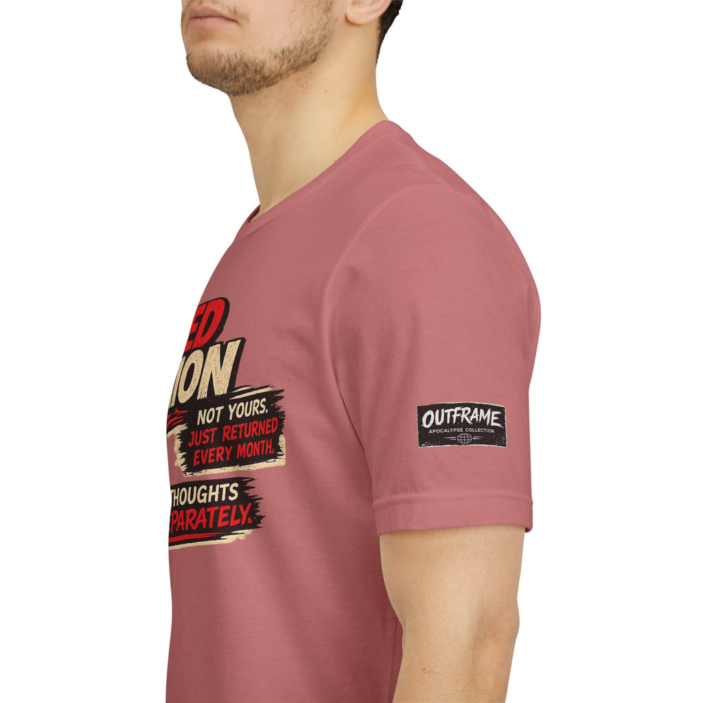 OUTFRAME™ RENTED OPINION | Retro Apocalypse Graphic T-Shirt | Vintage Social
