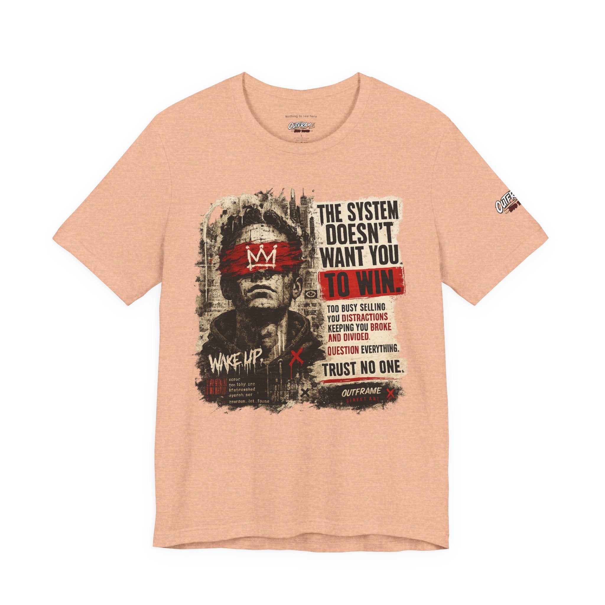 The System Doesn't Want You To Win – Hard Truths Premium Graphic T-Shirt