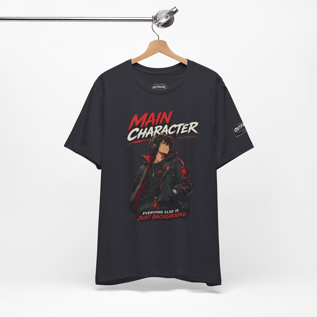 Main Character Graphic Tee — "Your Story Starts Here" Anime Streetwear