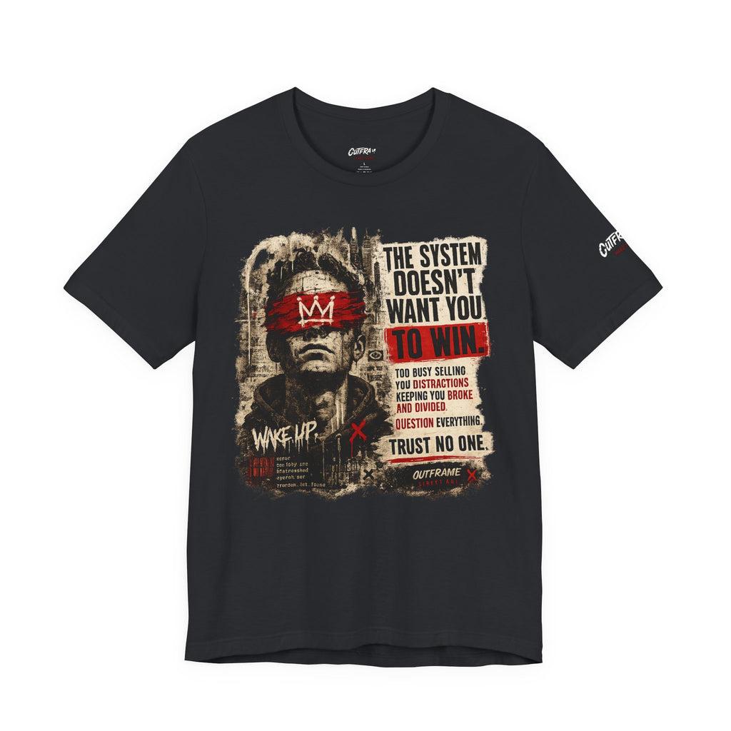 The System Doesn't Want You To Win – Hard Truths Premium Graphic T-Shirt