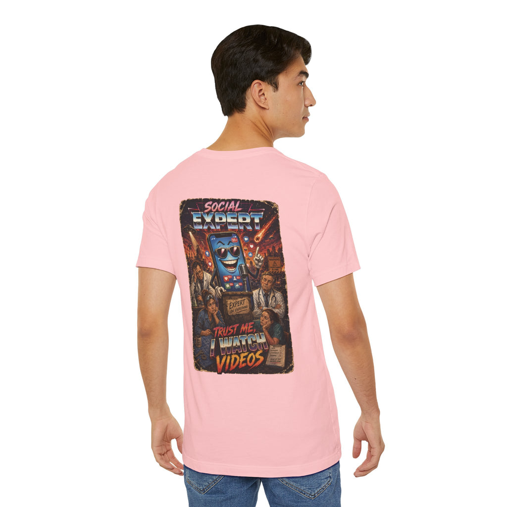 Social Expert Retro Sci-Fi T-Shirt | Trust Me, I Watch Videos