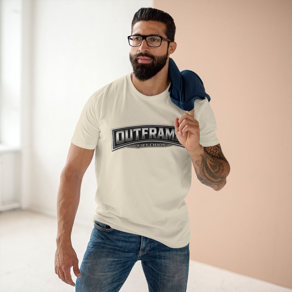 OUTFRAME® Quiet Chaos. | Premium Minimalist Statement T-Shirt | Essentials Collection