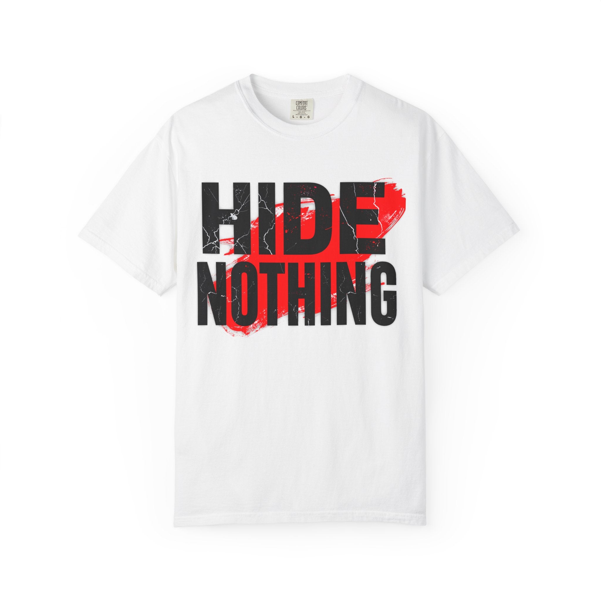 HIDE NOTHING – Dark RAW Hoodie | Outframe