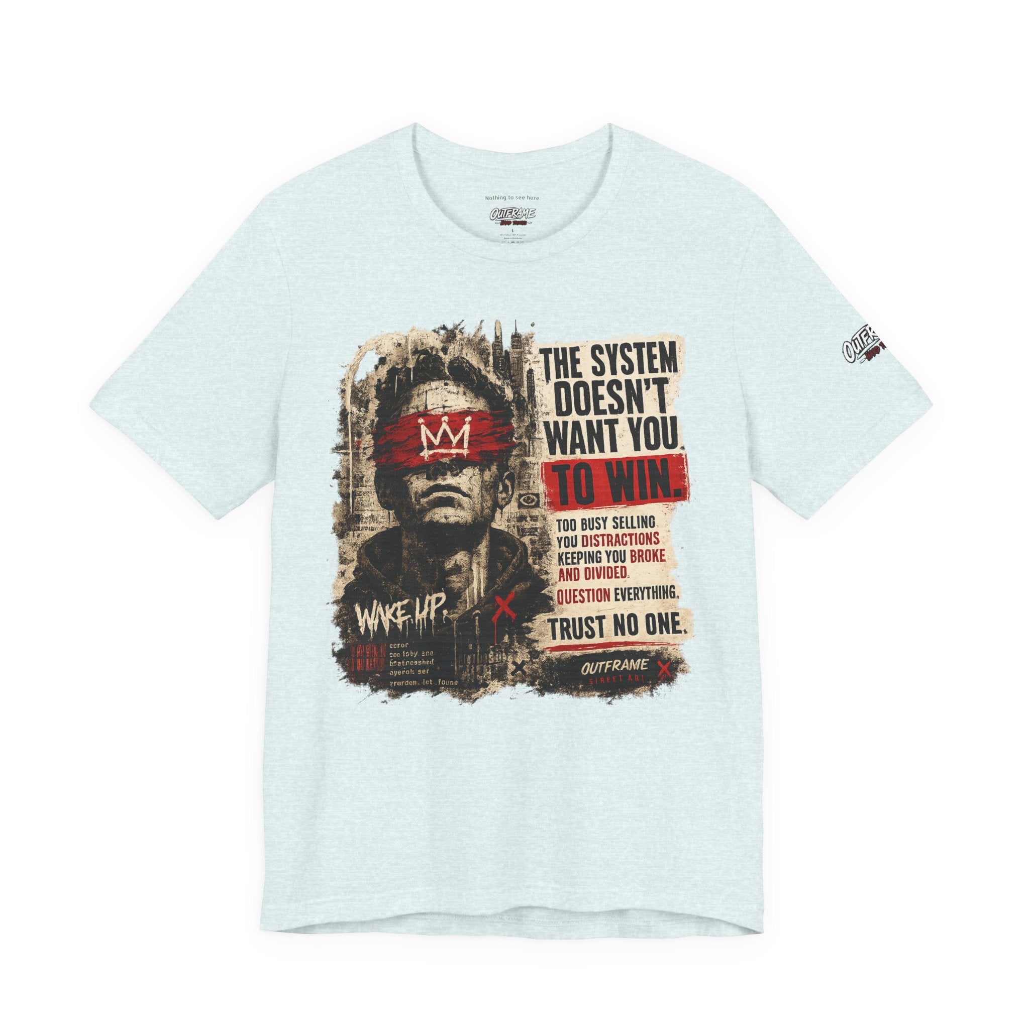 The System Doesn't Want You To Win – Hard Truths Premium Graphic T-Shirt
