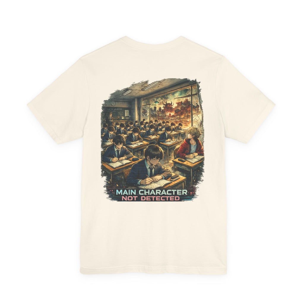 NPC MODE – Main Character Not Detected | Retro Anime Apocalypse T-Shirt