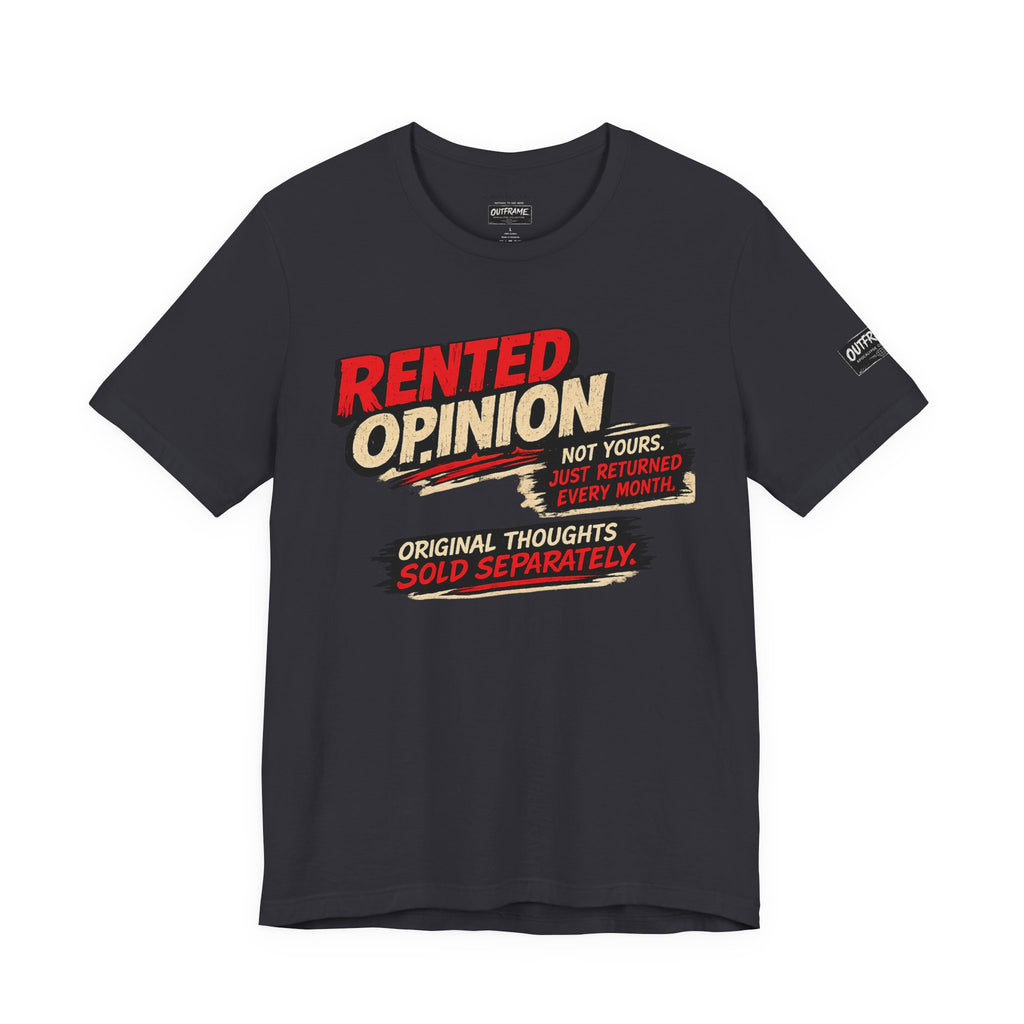 OUTFRAME™ RENTED OPINION | Retro Apocalypse Graphic T-Shirt | Vintage Social